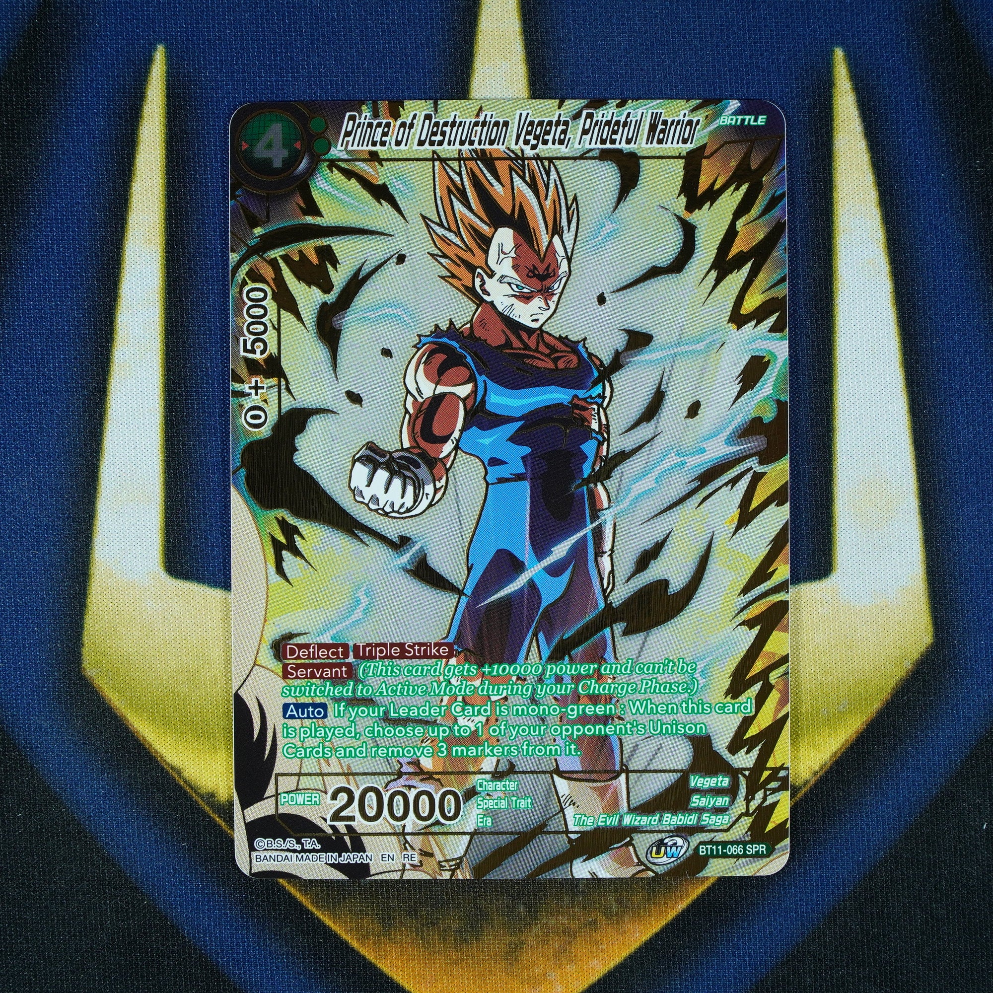 Prince of Destruction Vegeta Prideful Warrior BT11-066 SPR Dragon Ball Super Card
