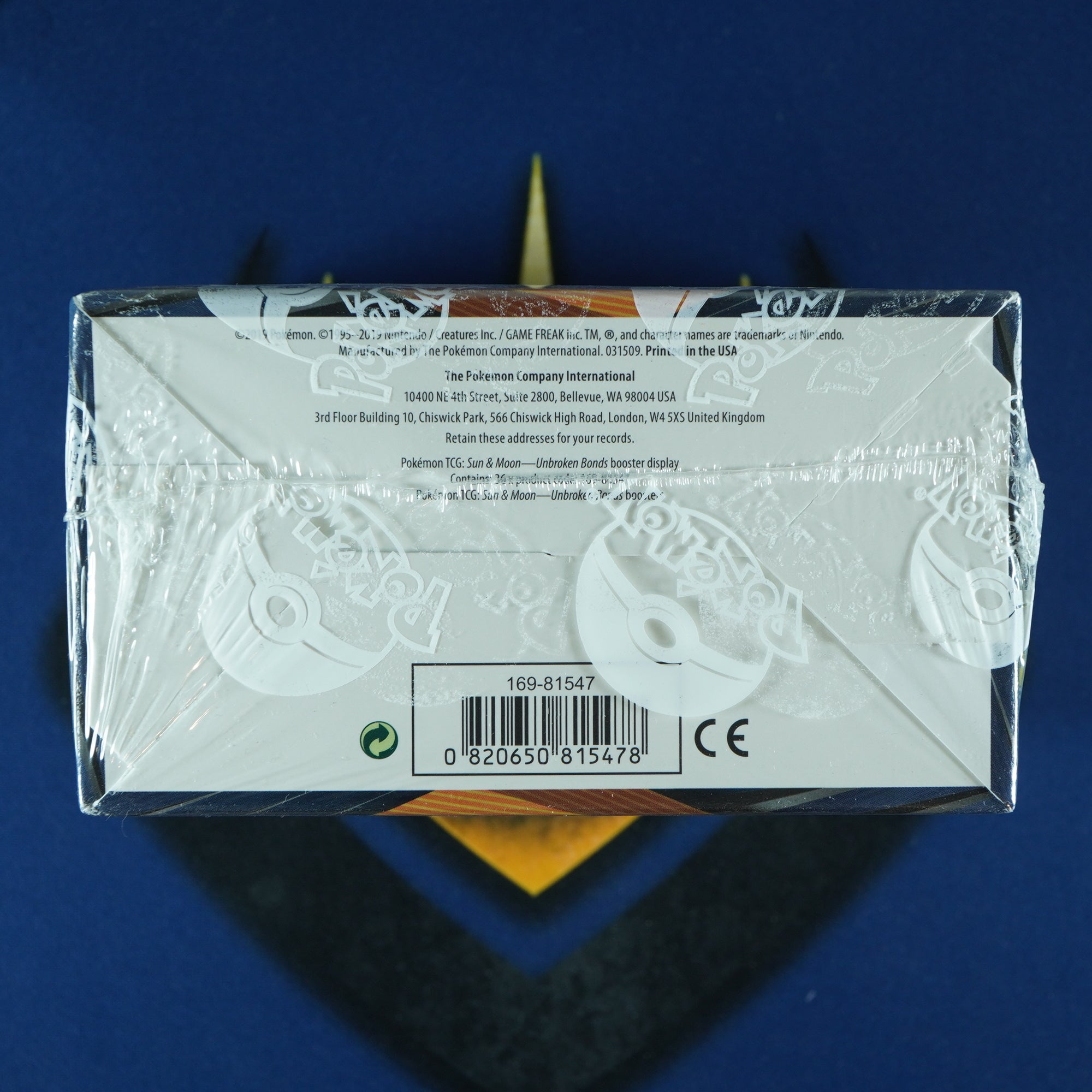 Unbroken Bonds Pokemon Booster Box Sealed (Case Fresh) [BOX A]