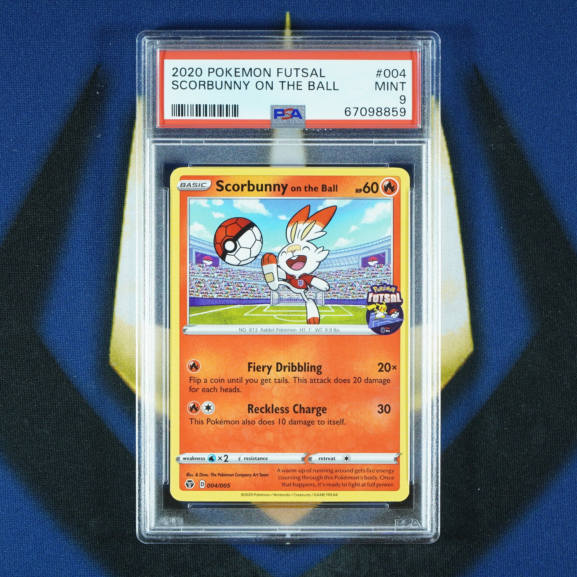Scorbunny on the Ball Futsal Promo 004 [PSA 9]