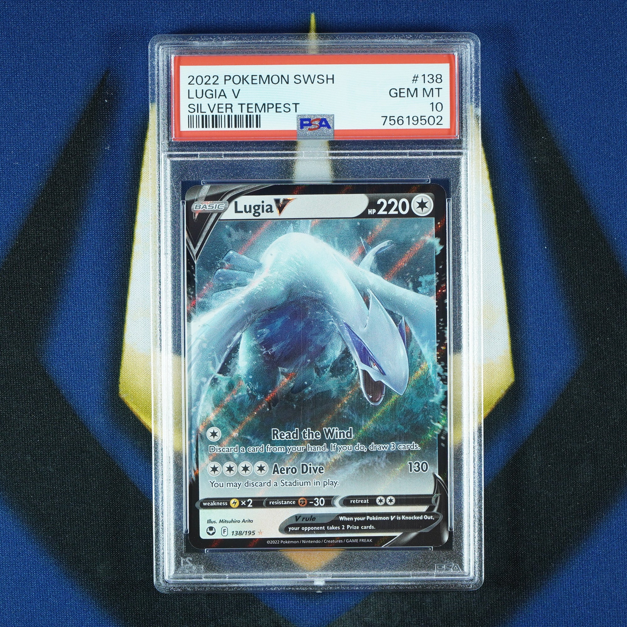 Lugia V Silver Tempest #138 [PSA 10]