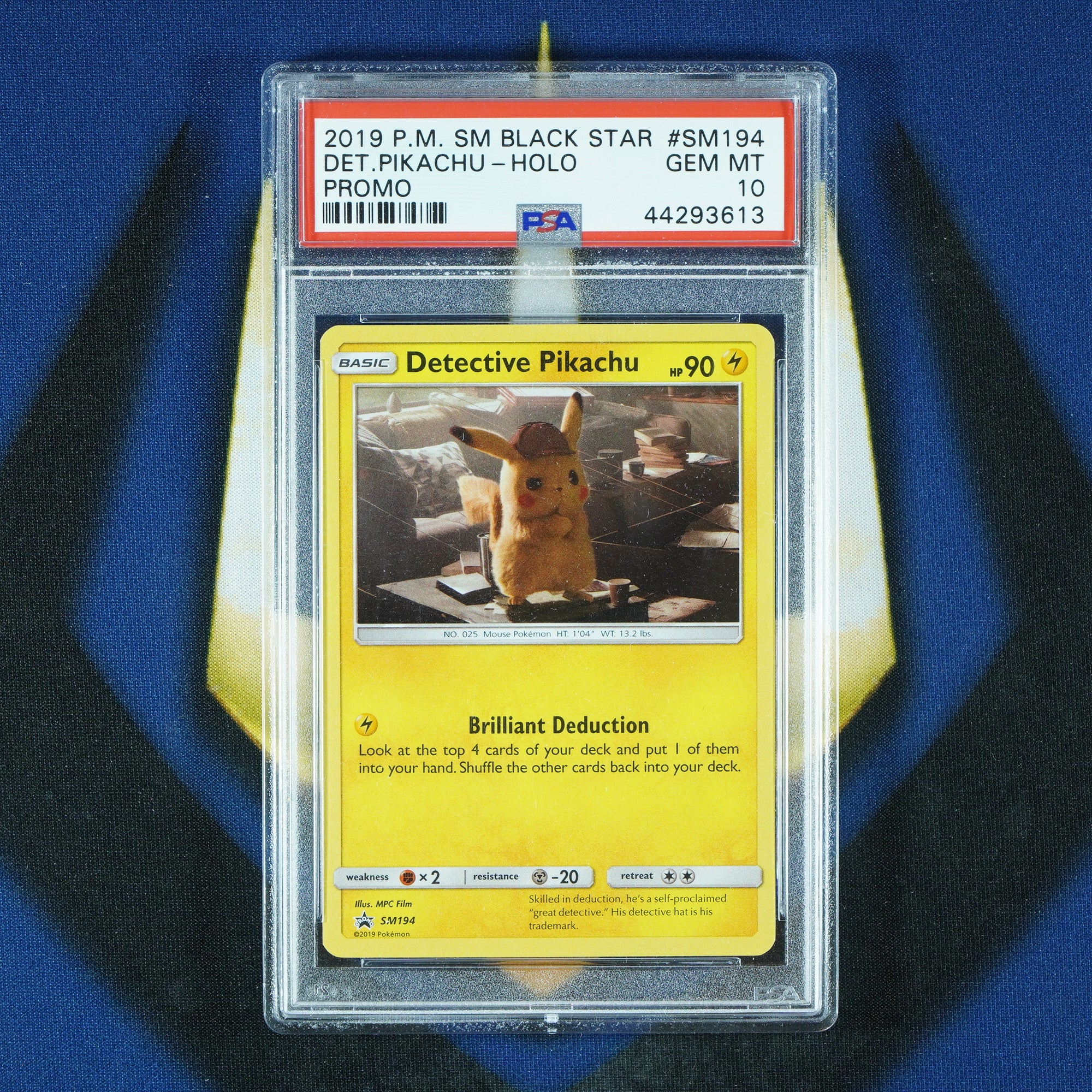 Detective Pikachu Black Star Promo Holo SM194 [PSA 10]