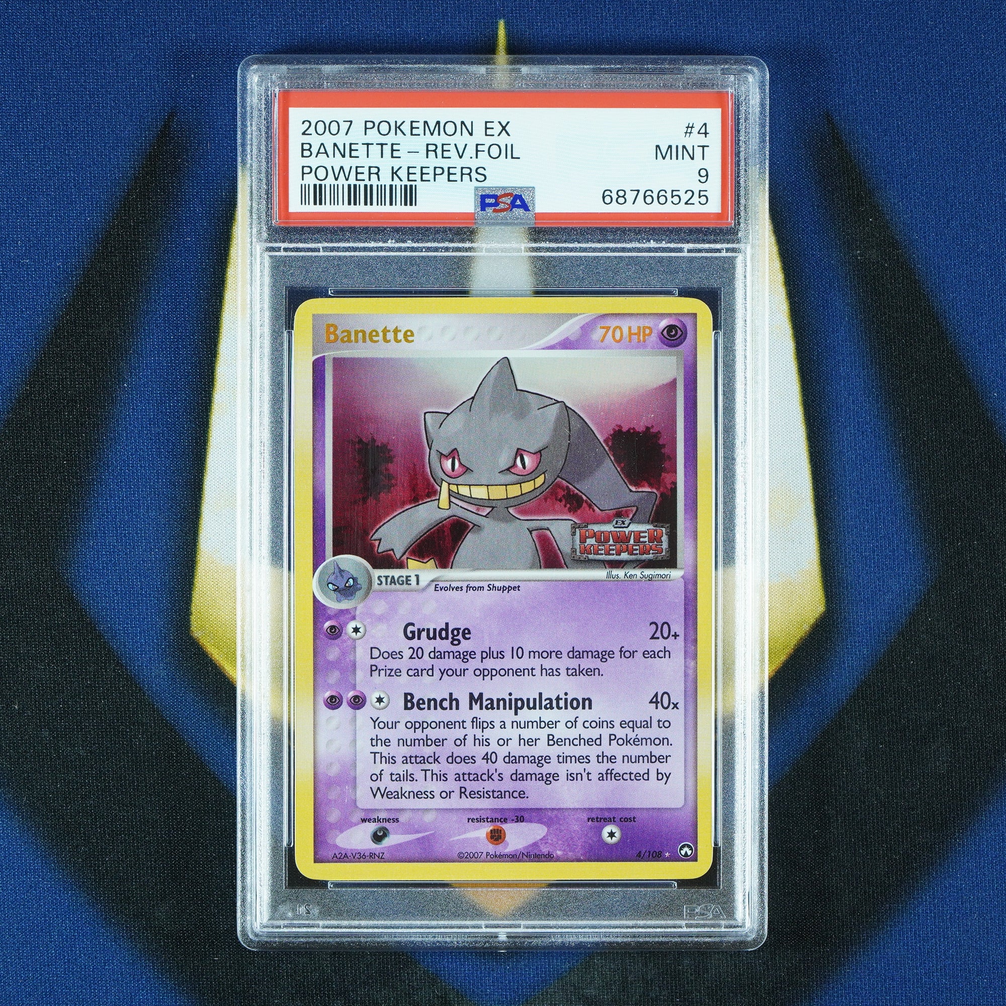 Banette EX Power Keepers Reverse Foil Holo #4 [PSA 9]