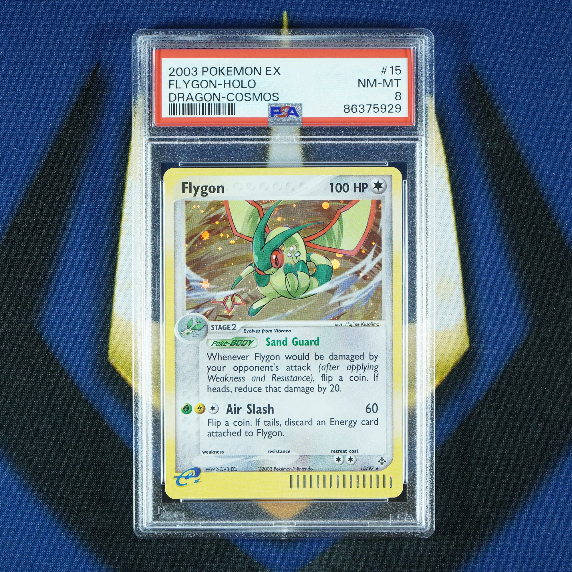 Flygon EX Dragon Holo - Cosmos #15 [PSA 8]