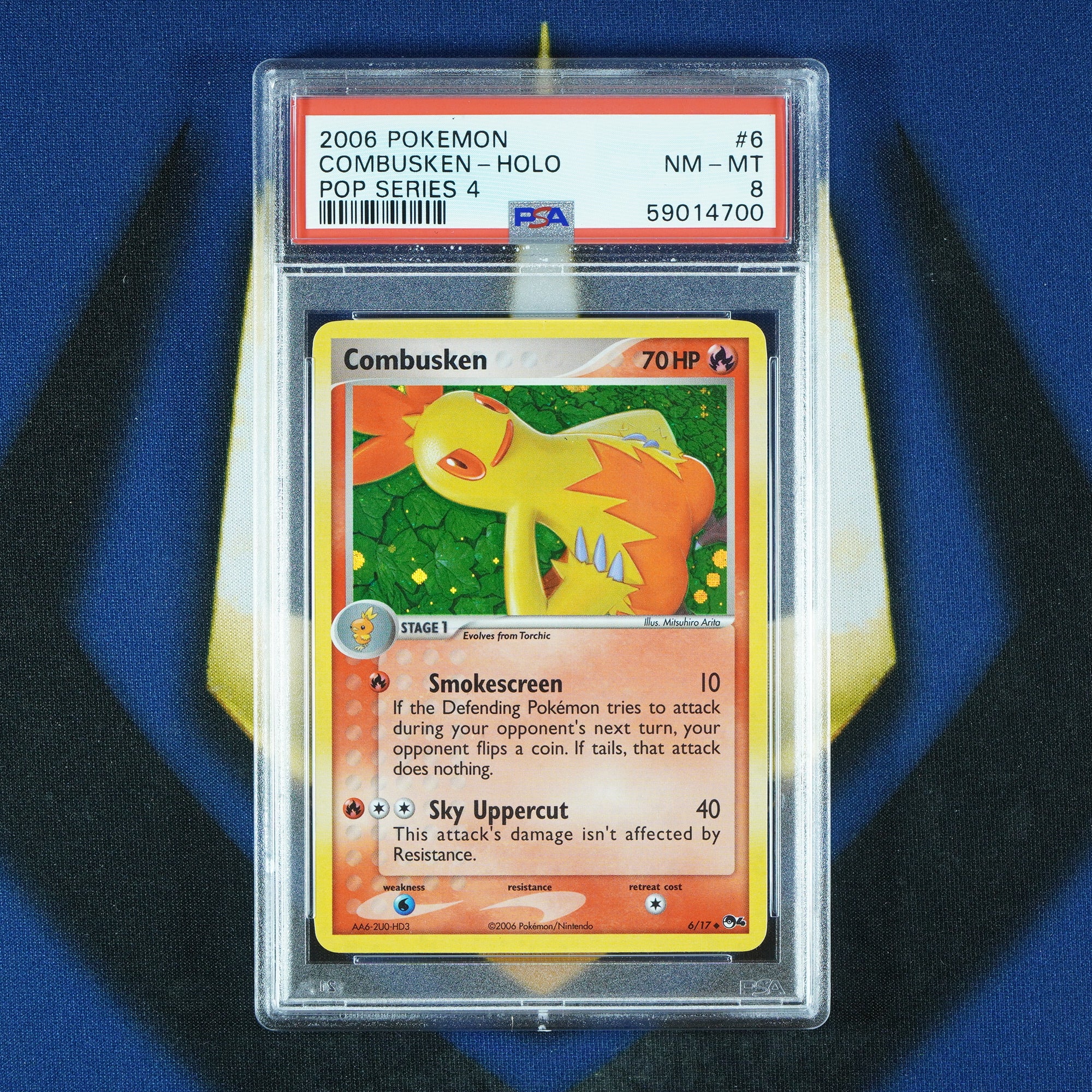 Combusken POP Series 4 Holo #6 [PSA 8]