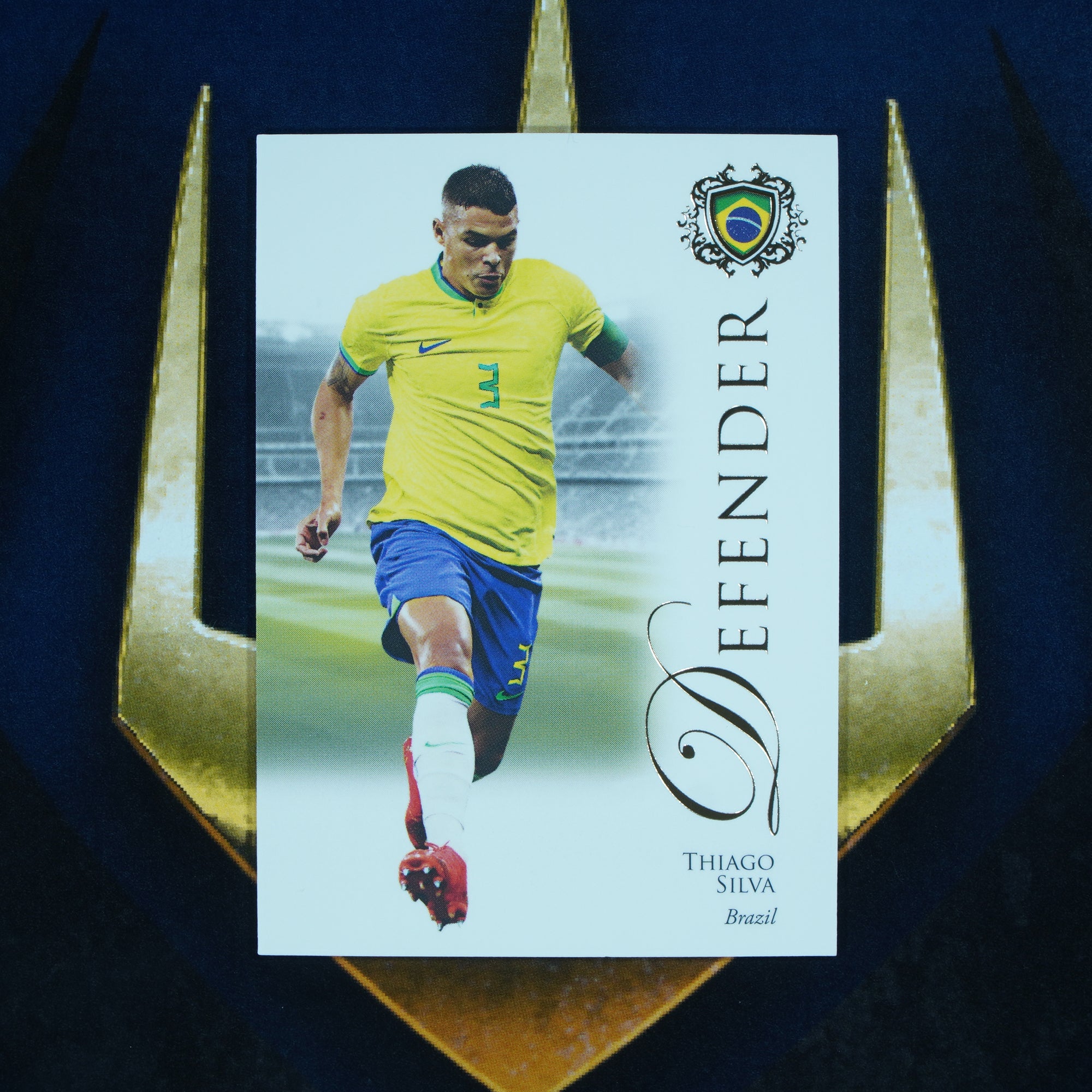 Thiago Silva 2023-24 Futera Unique Base #25 Brazil