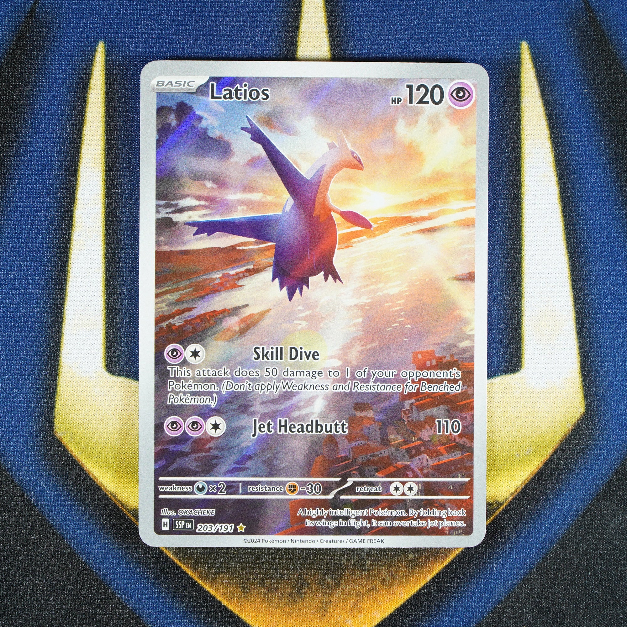 Latios SURGING SPARKS Special Illustration Rare 203/191 [M]