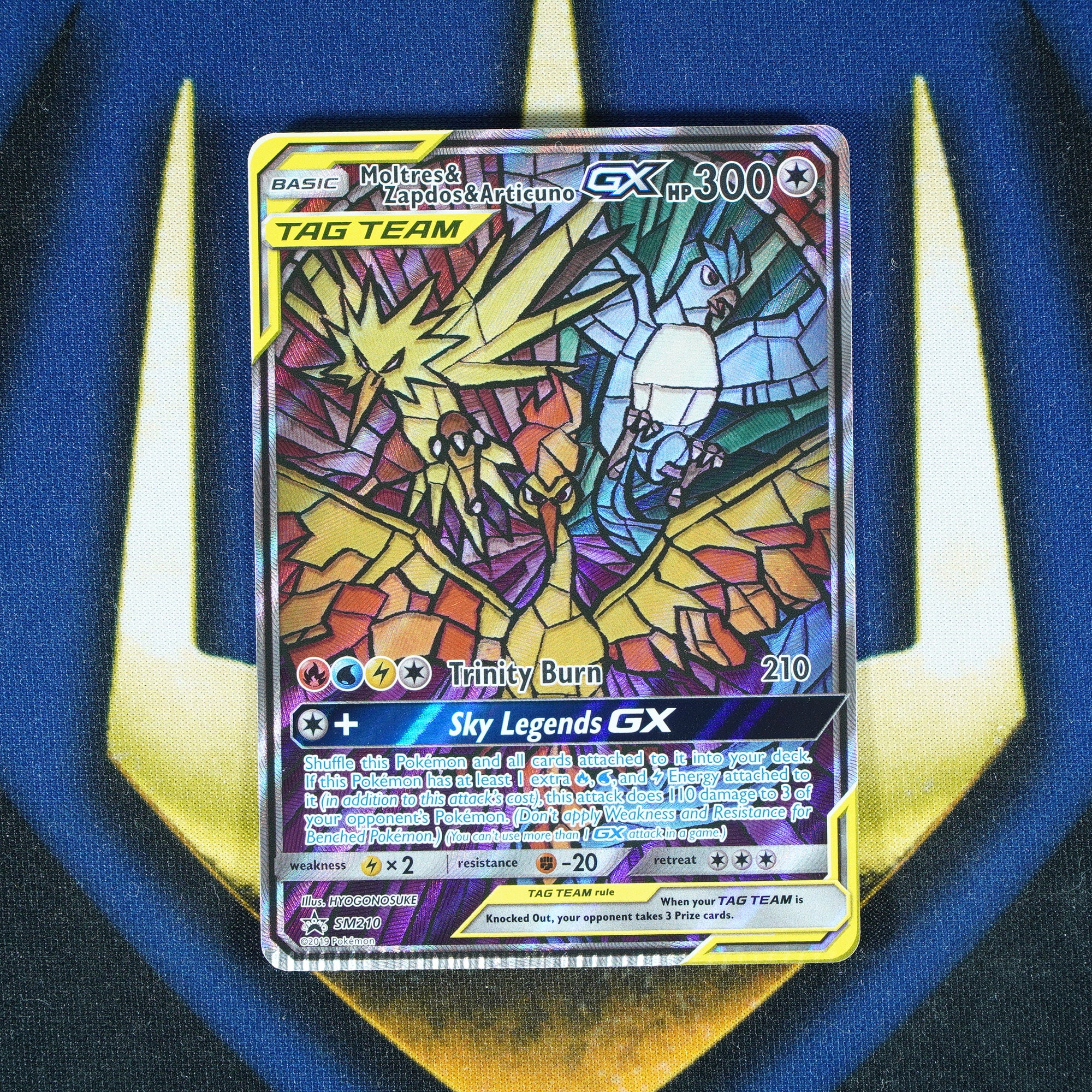 Moltres & Zapdos & Articuno GX TAG TEAM PROMO PROMO SM210 [CRIMP ERROR]