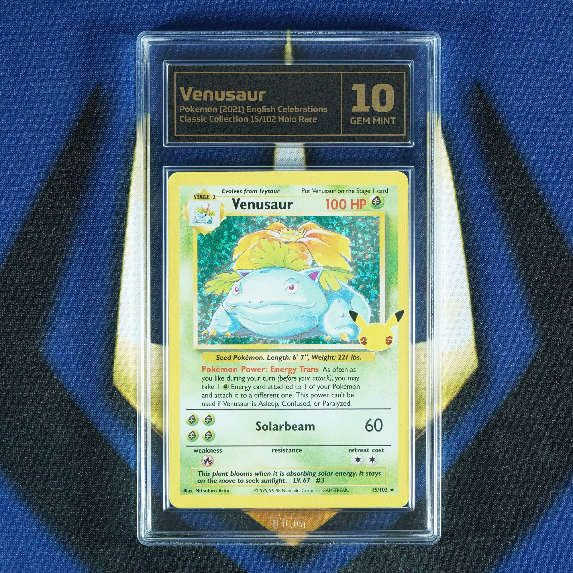 Venusaur Celebrations Holo Rare 15/102 [TCG 10]