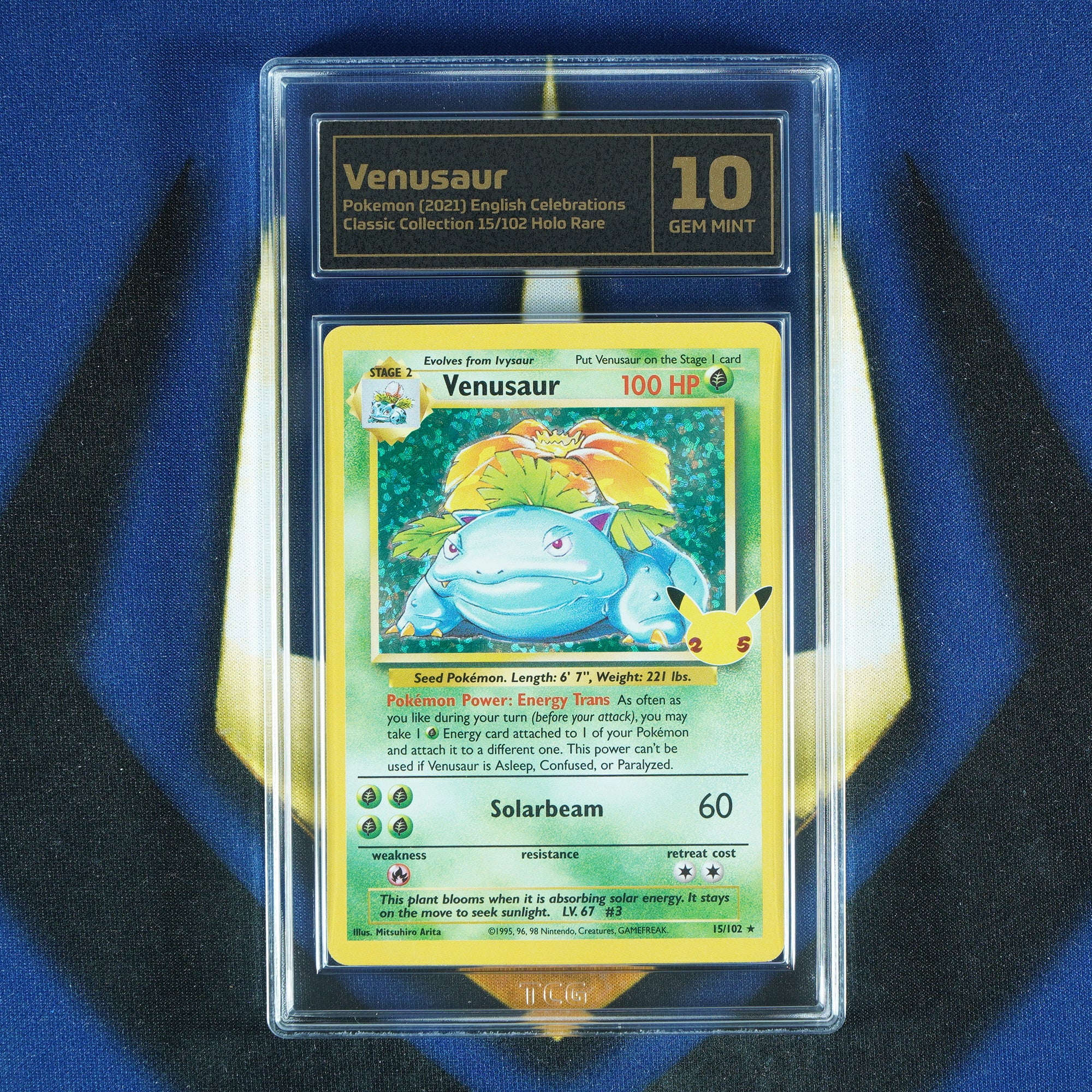 Venusaur Celebrations Holo Rare 15/102 [TCG 10]