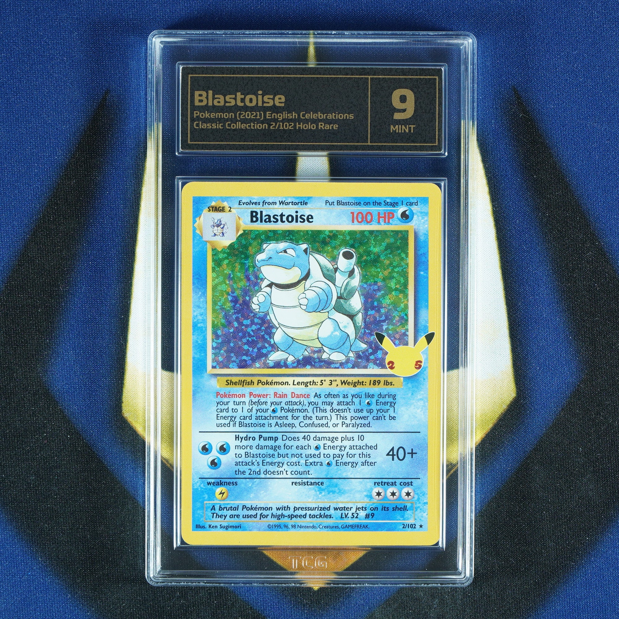 Blastoise Celebrations Holo Rare 2/102 [TCG 9]