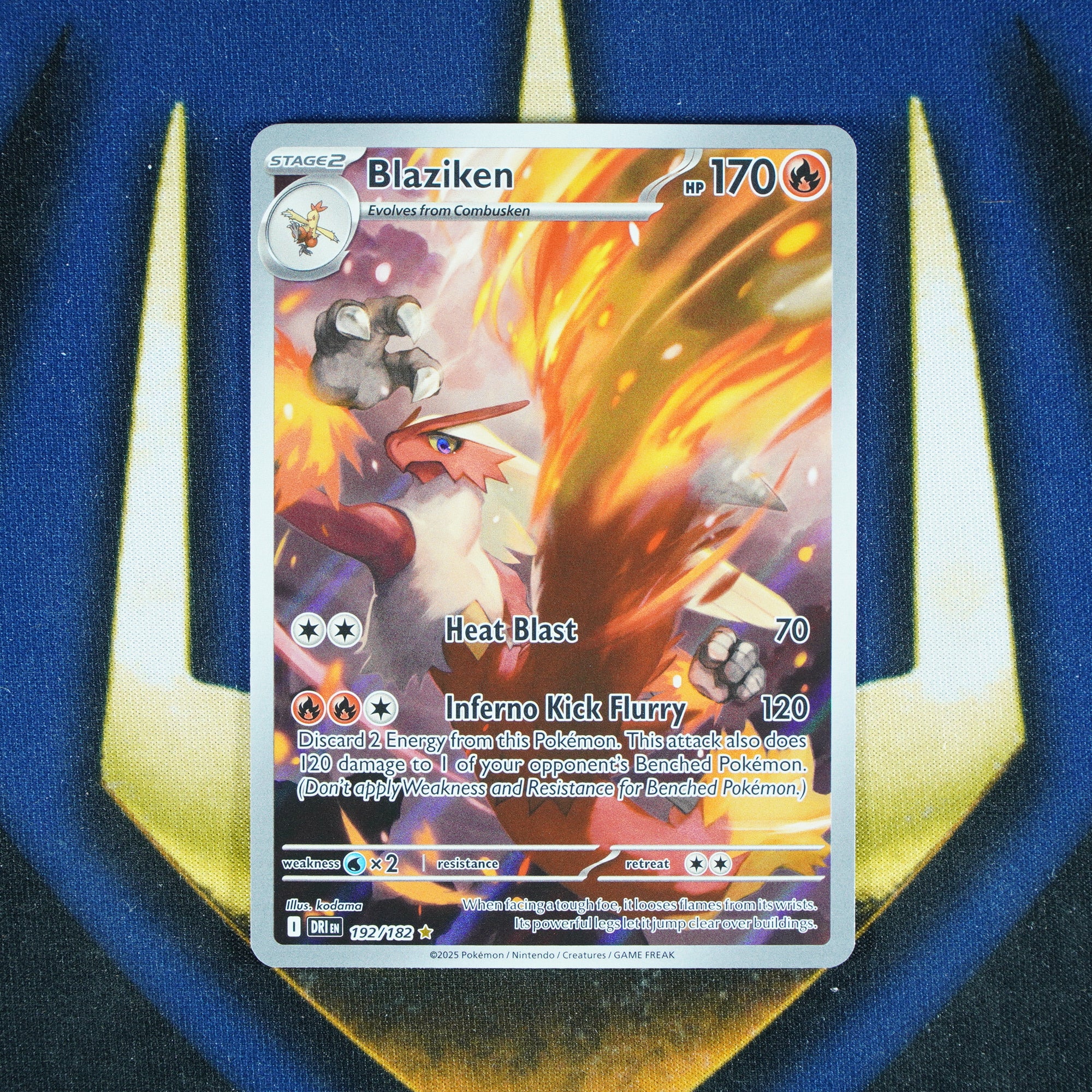 Blaziken Destined Rivals Illustration Rare 192/182
