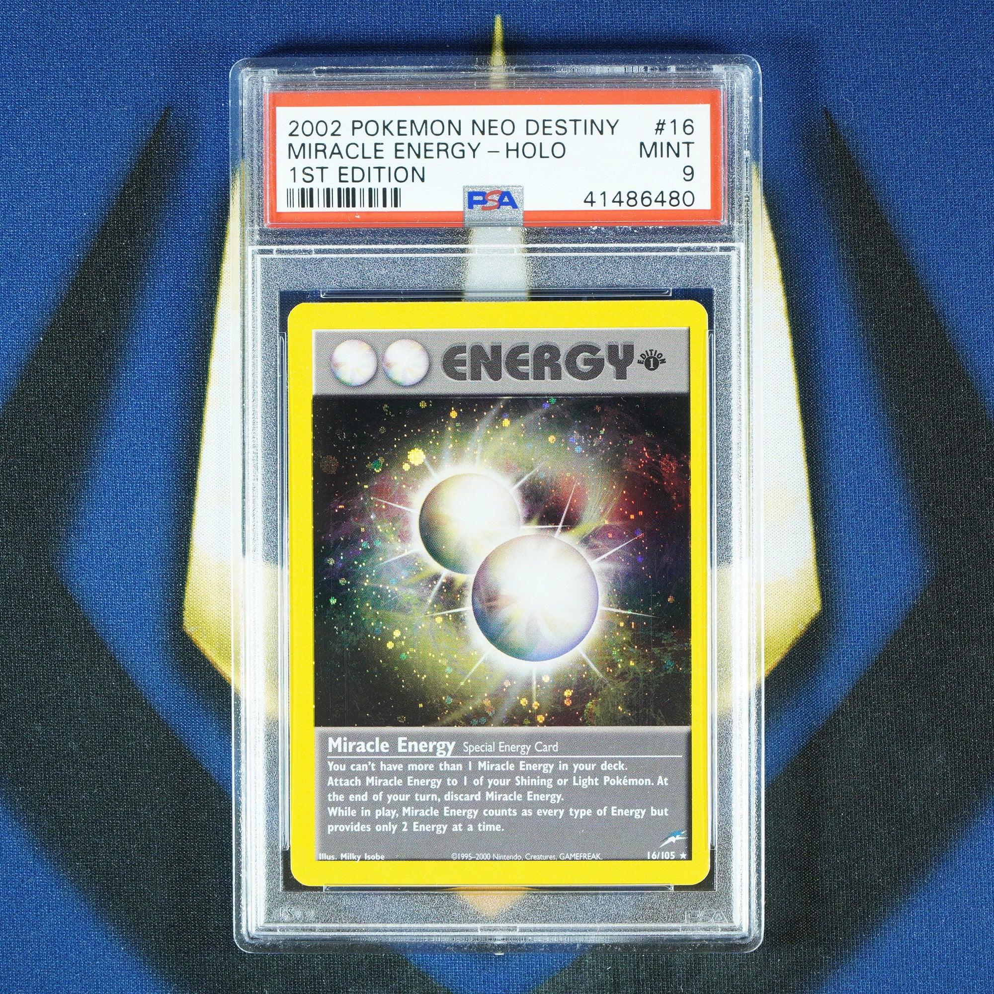 Miracle Energy NEO DESTINY 1ST EDITION Holo Rare 16/105 [PSA 9]
