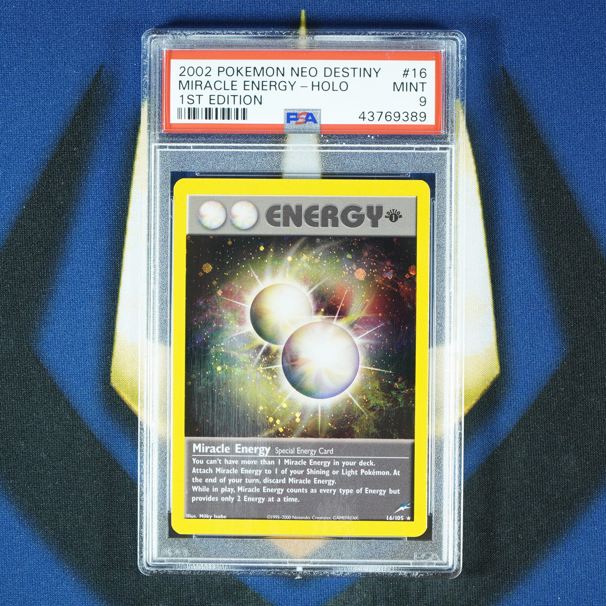 Miracle Energy NEO DESTINY 1ST EDITION Holo Rare 16/105 [PSA 9]