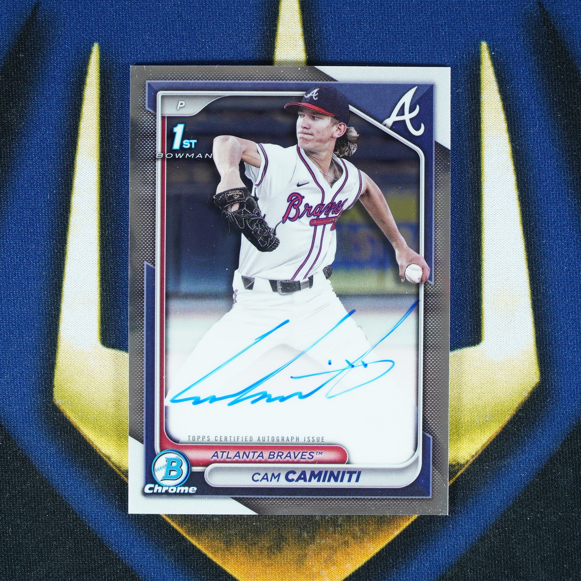 Cam Caminiti 2024 Topps Bowman Chrome 1st Auto