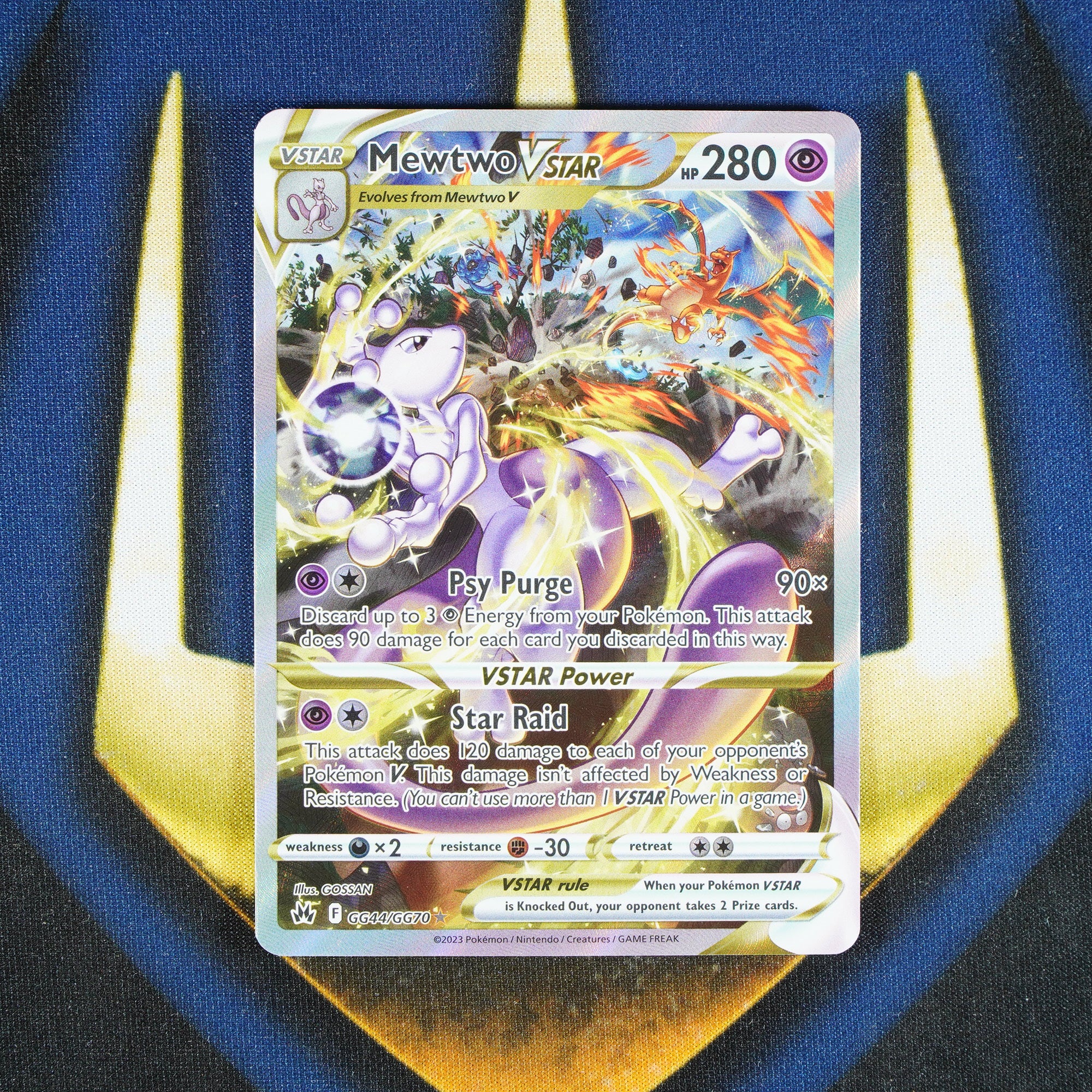 Mewtwo Vstar CROWN ZENITH Galarian Gallery GG44/GG70 [M]