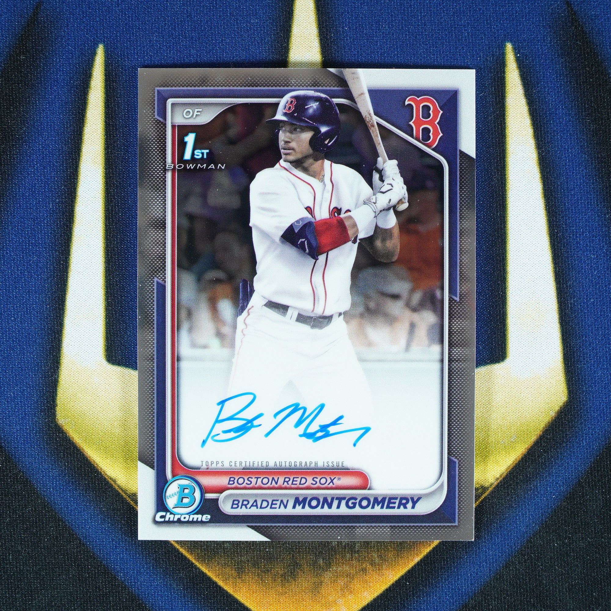 Braden Montgomery 2024 Topps Bowman Chrome 1st Auto