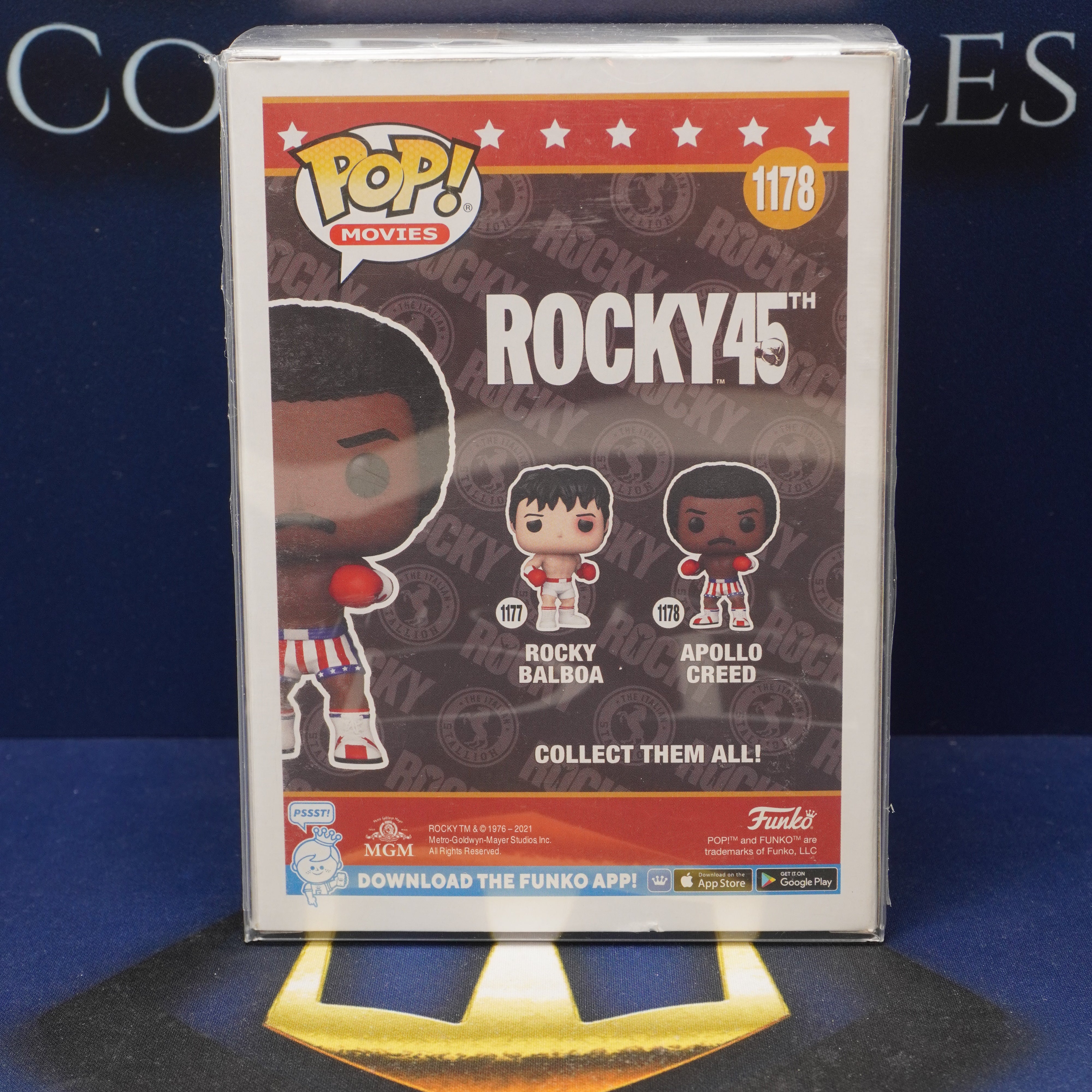 FUNKO POP Movies - Rocky 45th Anniversary Apollo Creed #1178