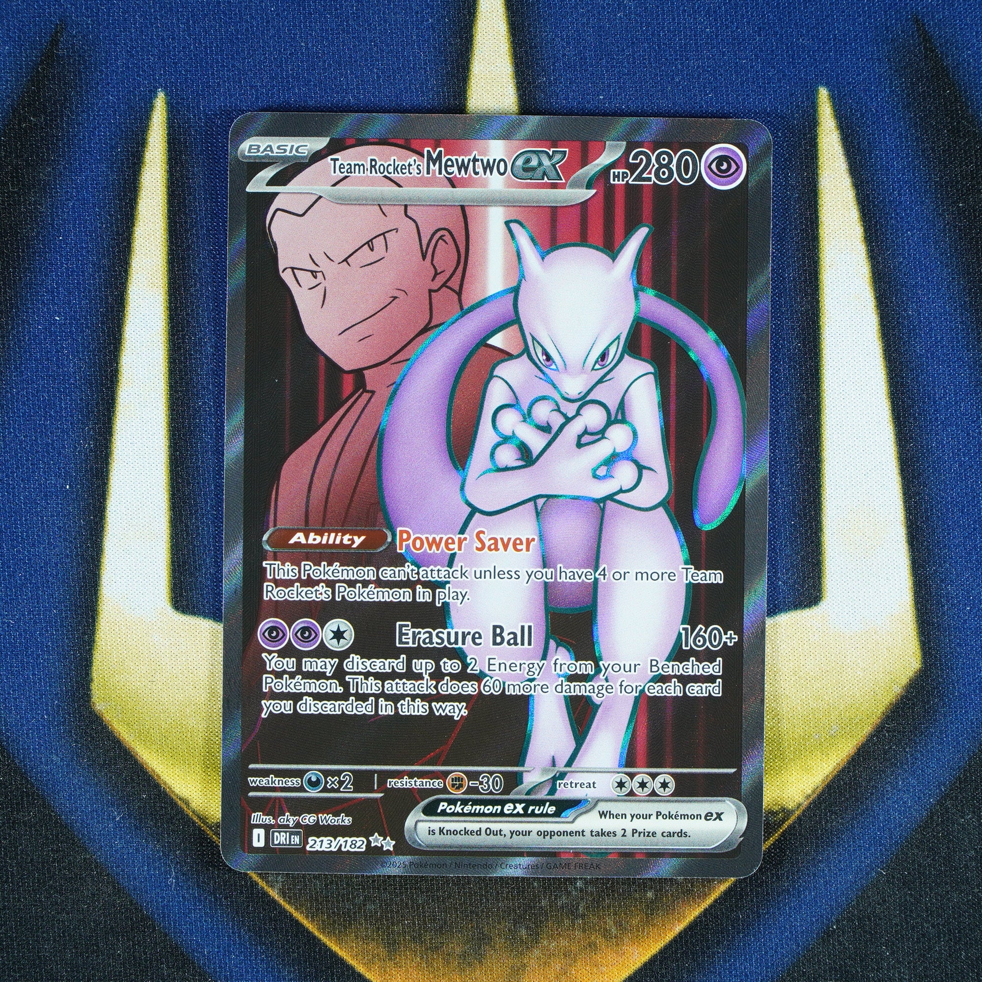 Team Rocket's Mewtwo Destined Rivals Ultra Rare 213/182