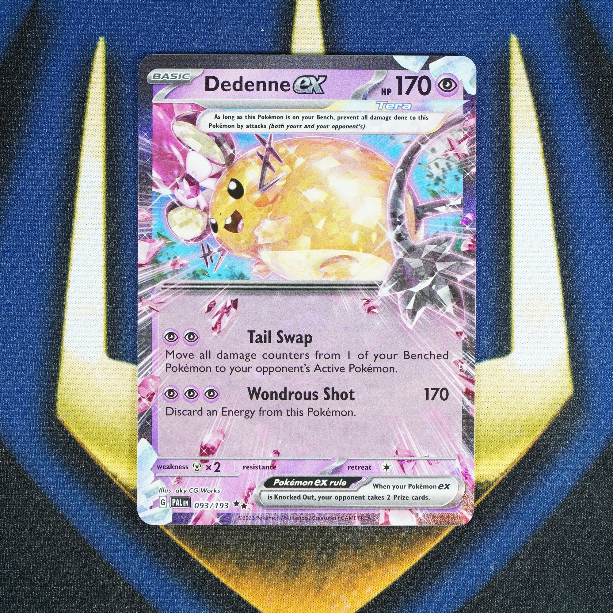 Dedenne EX PALDEA EVOLVED Double Rare 93/193 [M]
