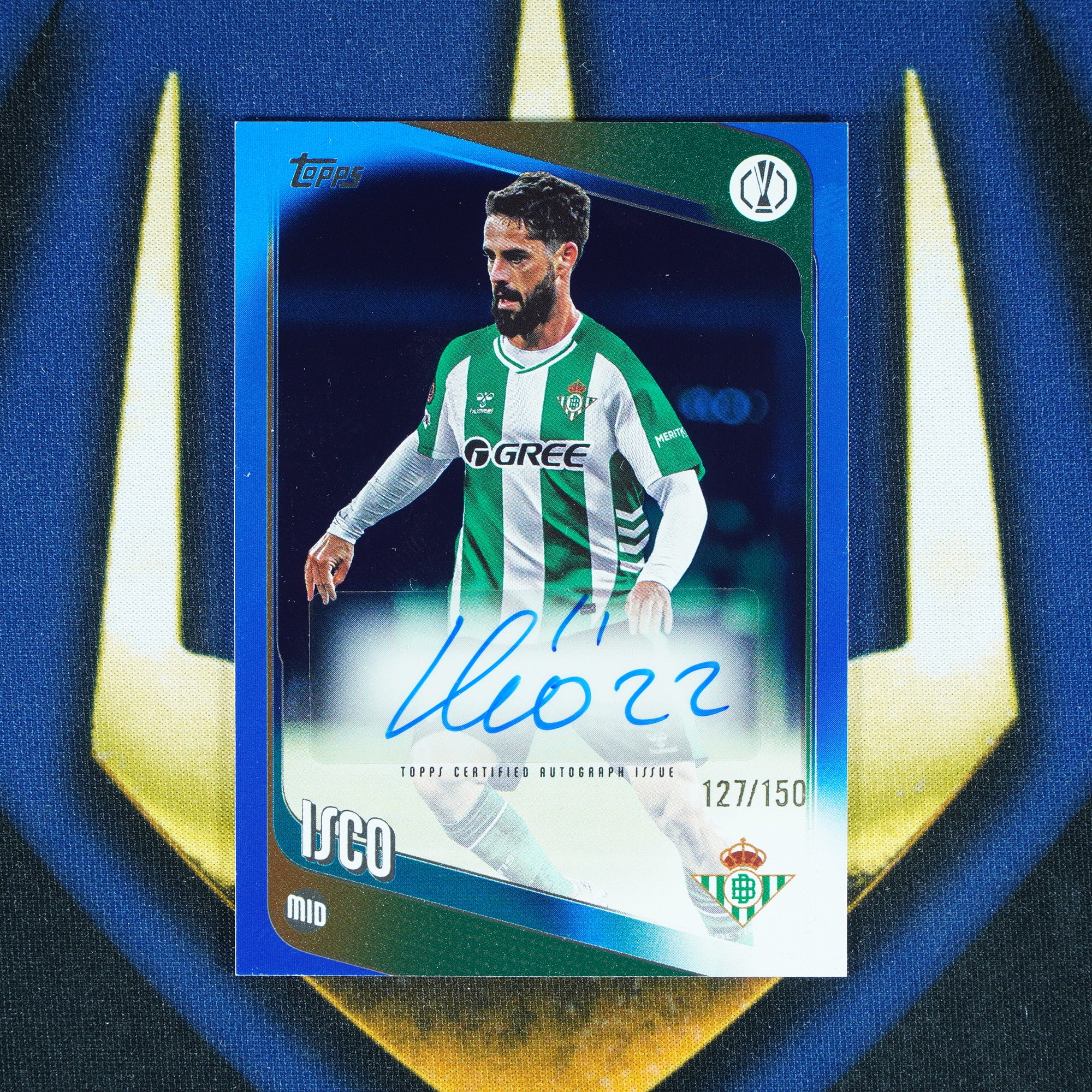 Isco 2025-26 Topps Club Competitions Auto Blue /150