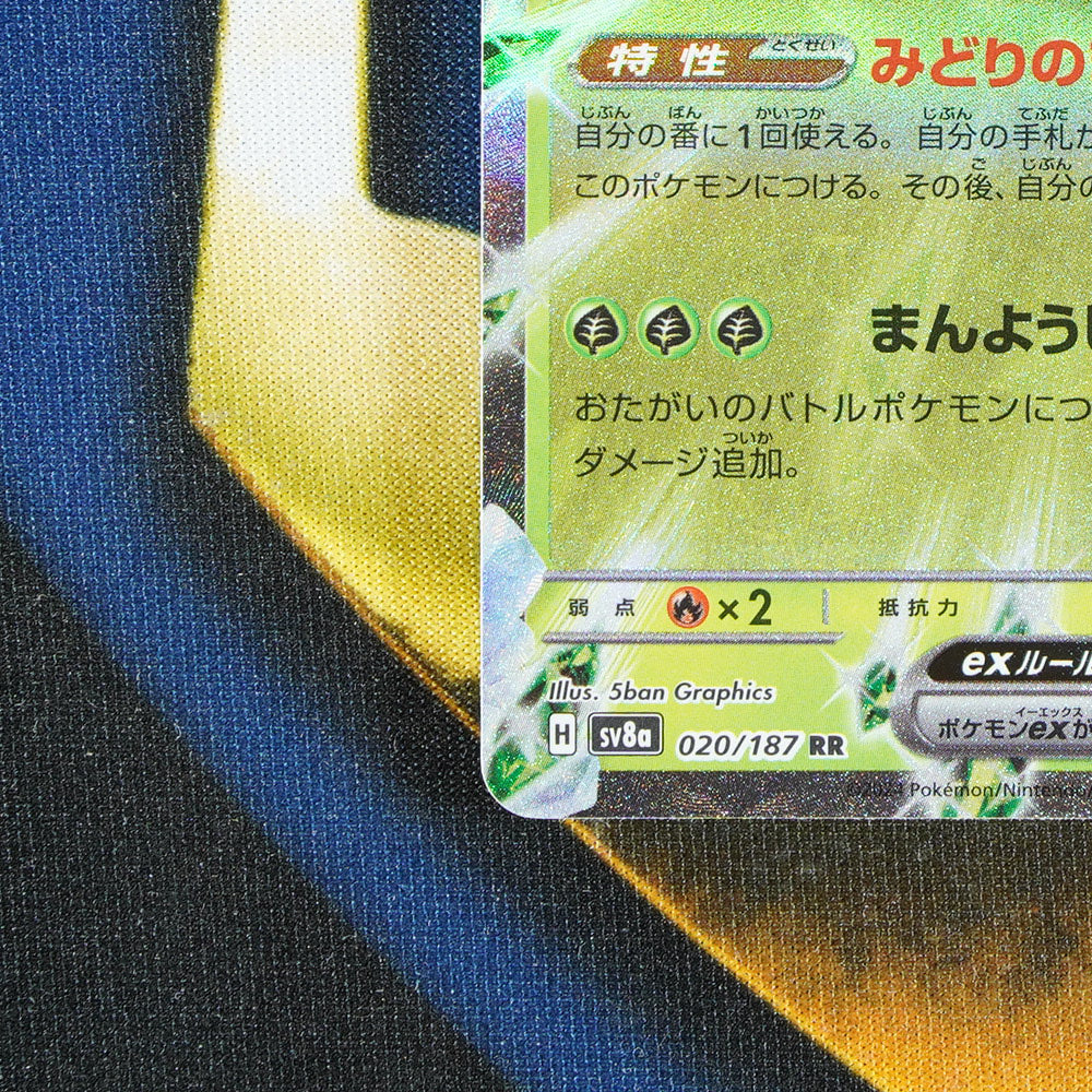 Teal Mask Ogerpon TERASTAL FESTIVAL JAPANESE Double Rare 020/187 [M]