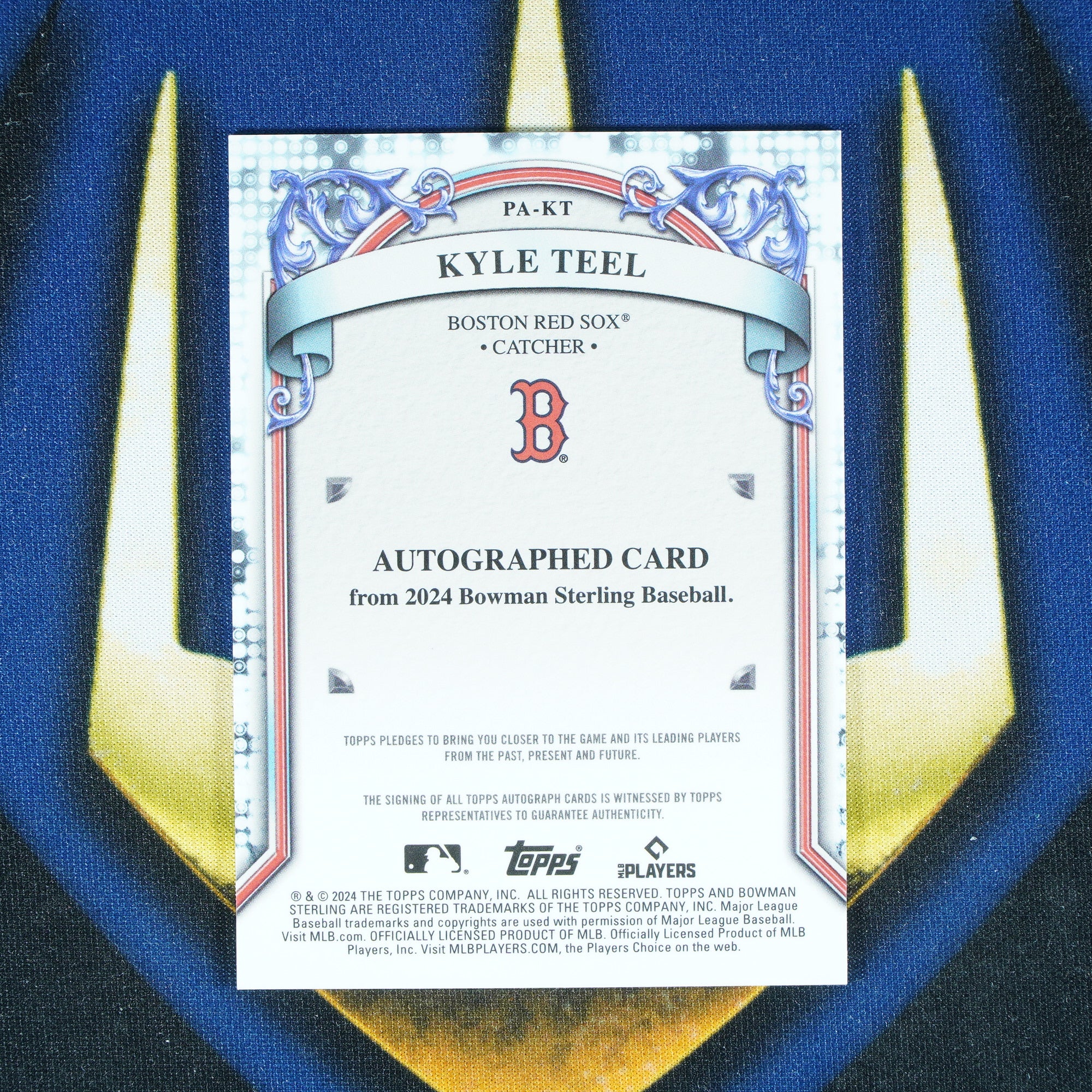 Kyle Teel 2024 Topps Bowman Sterling Auto