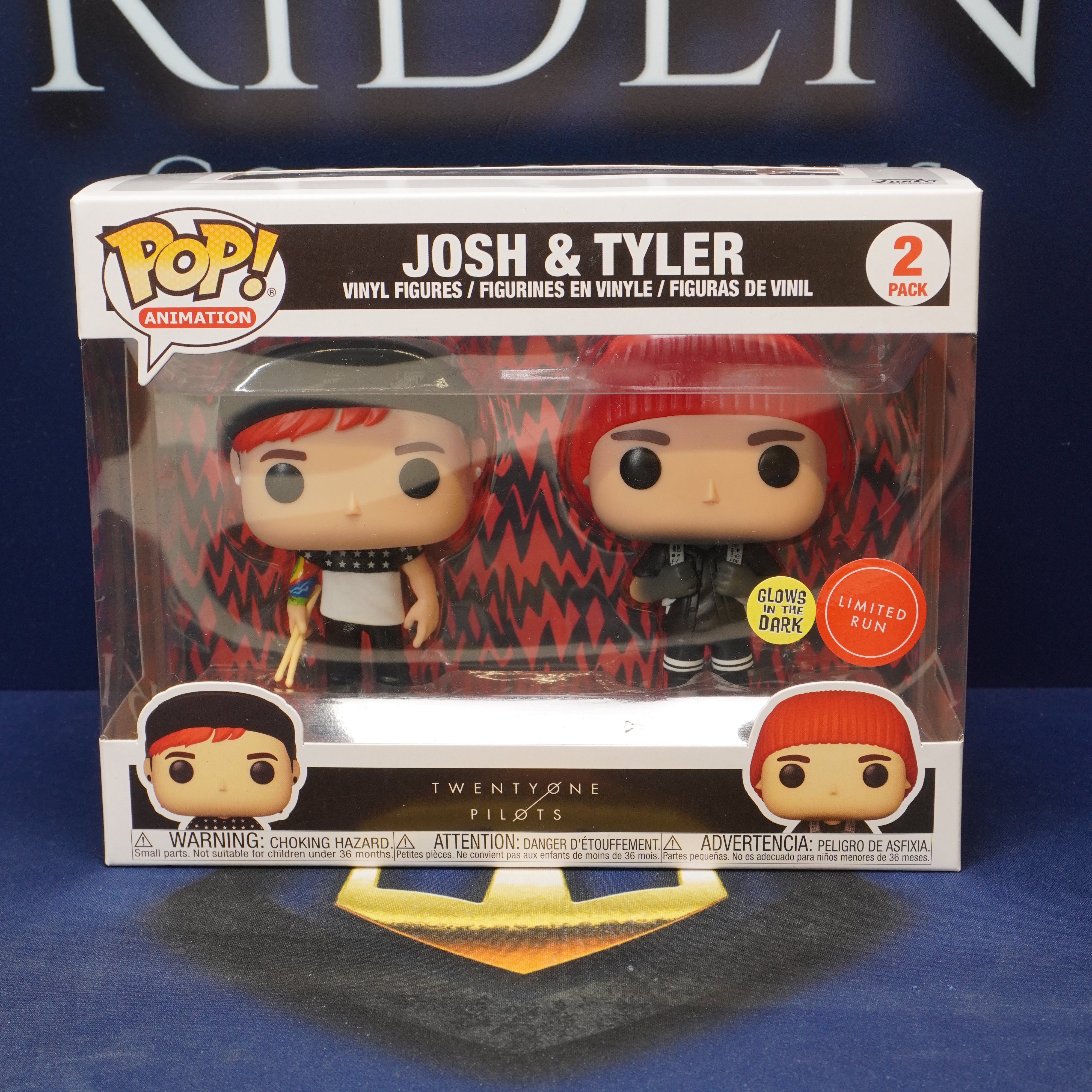 FUNKO POP 21 Pilots Josh and Tyler 2 Pack Vinyl 226/227