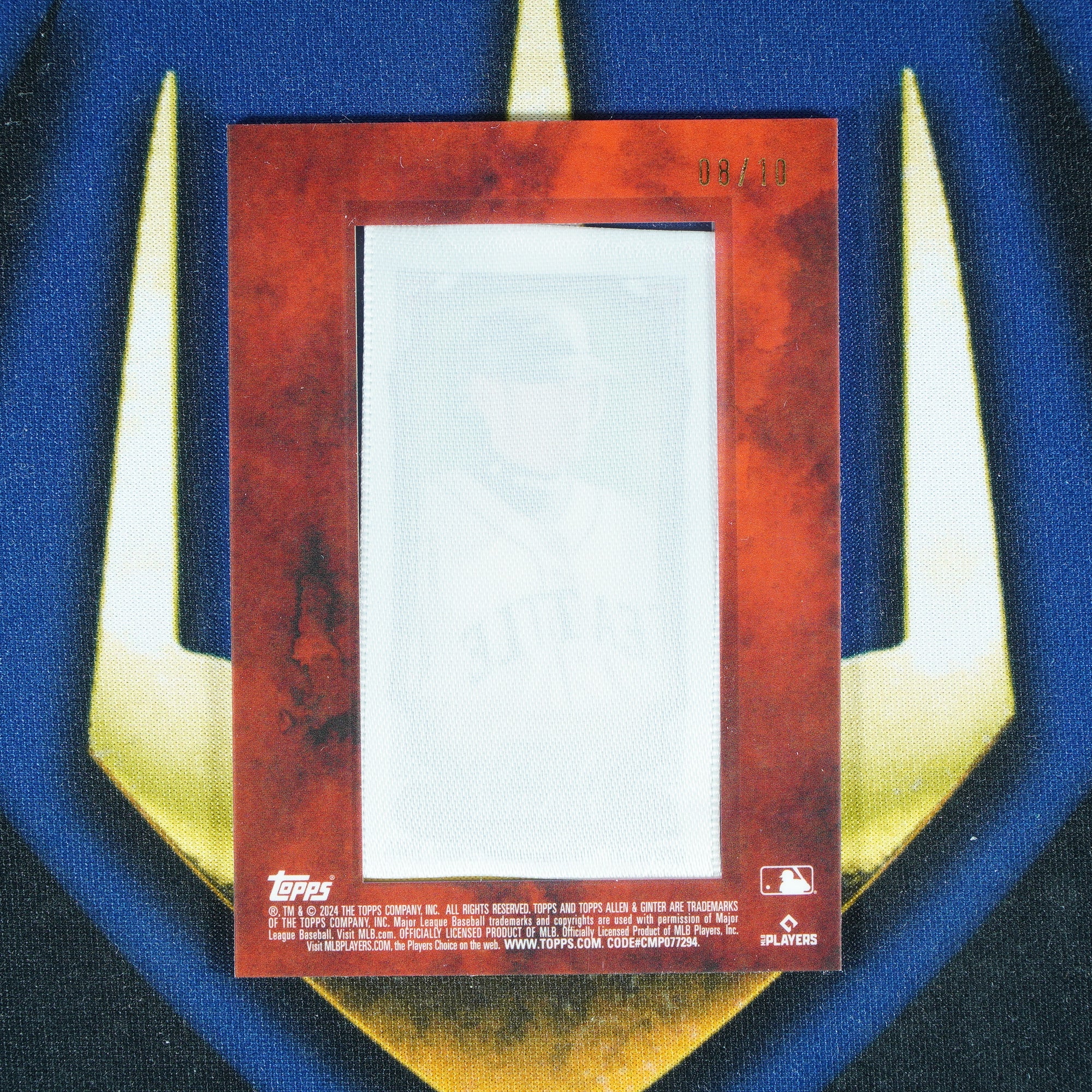 Ichiro Suzuki 2024 Topps Allen & Ginter Cloth Silk Framed Mini /10