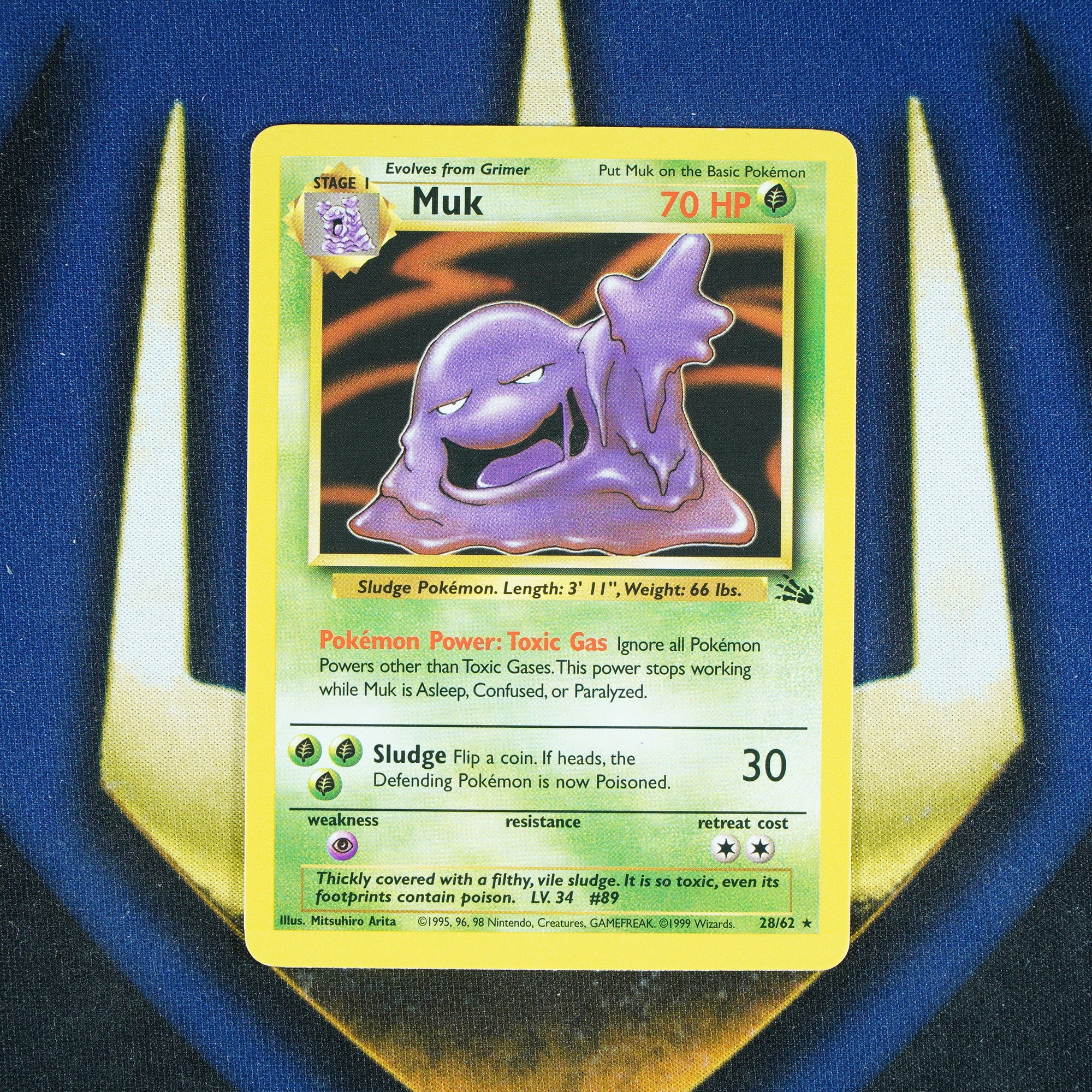 Muk Fossil 1st Edition Rare 28/62