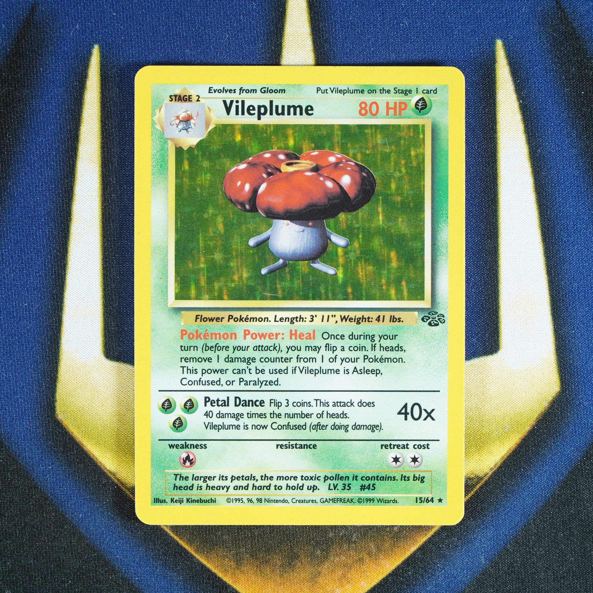 Vileplume JUNGLE Holo Rare 15/64 [LP]
