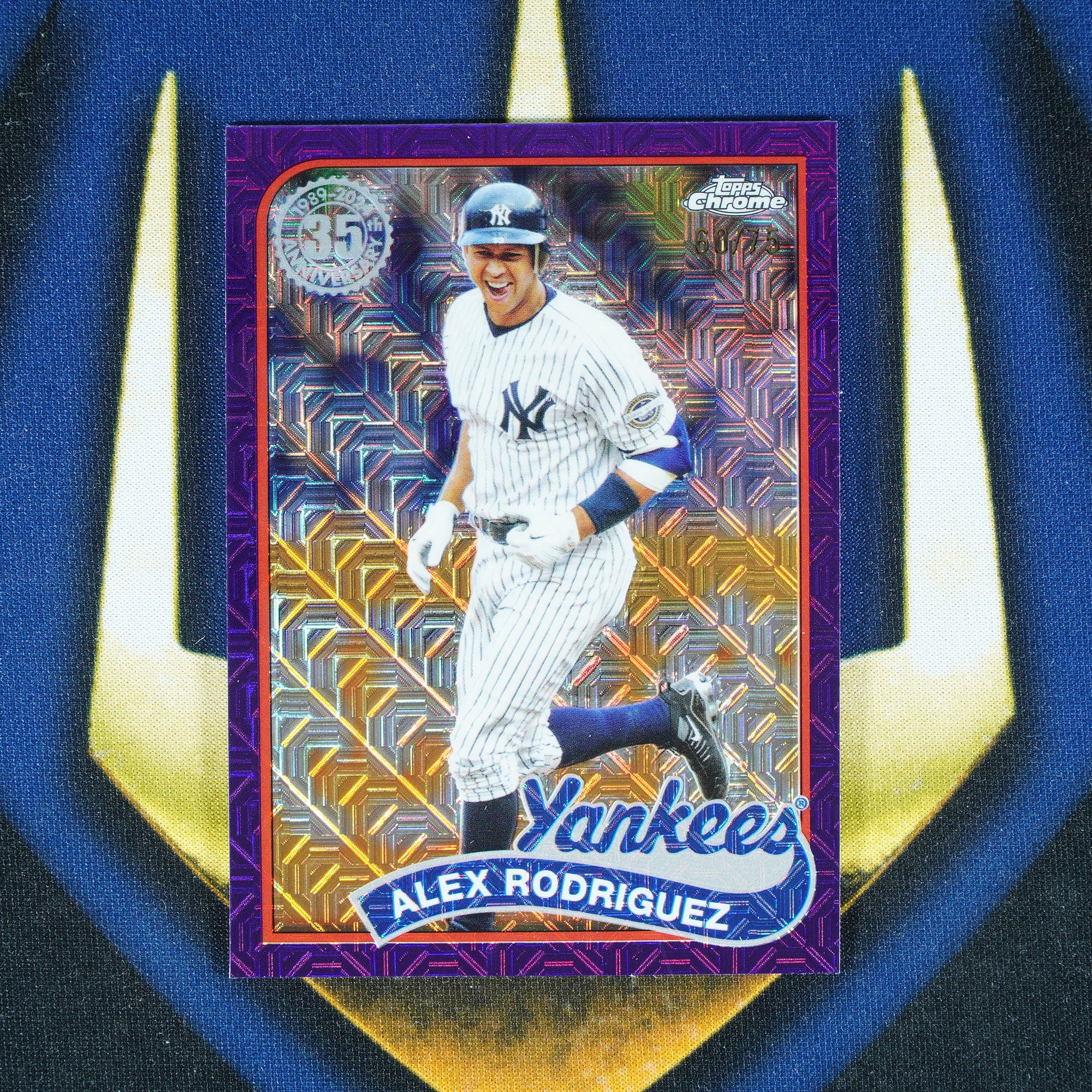 Alex Rodriguez 2024 Topps Update 1989 Silver Pack Purple Mojo /75