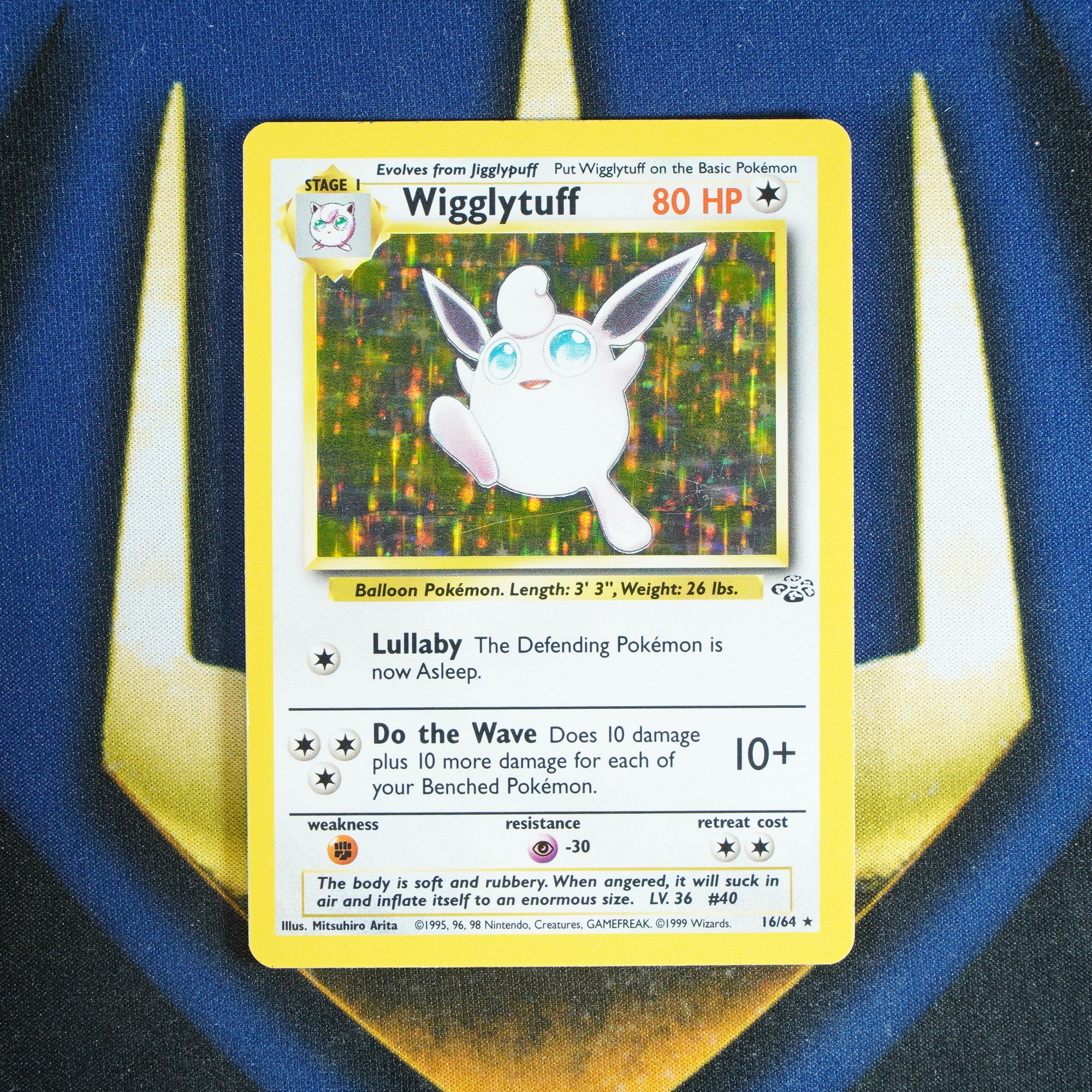 Wigglytuff JUNGLE Holo Rare 16/64 [LP]