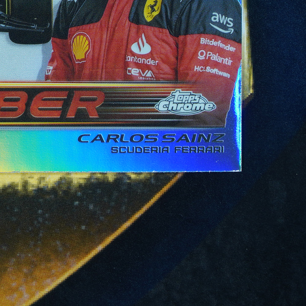 Carlos Sainz 2023 Topps Chrome Camber CAM-CSI Ferrari