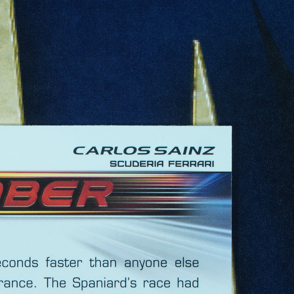 Carlos Sainz 2023 Topps Chrome Camber CAM-CSI Ferrari