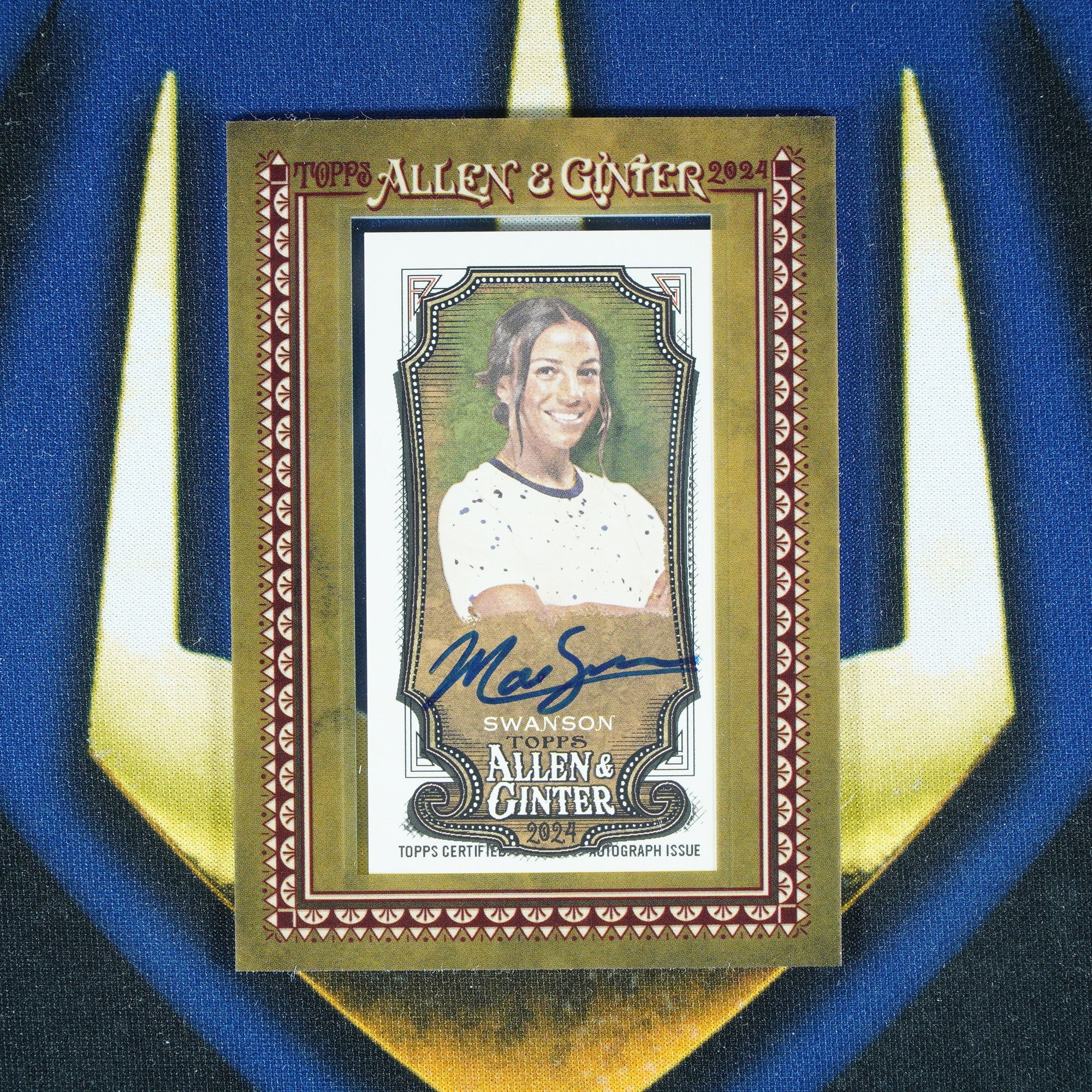Mallory Swanson 2024 Topps Allen & Ginter Framed Mini Auto