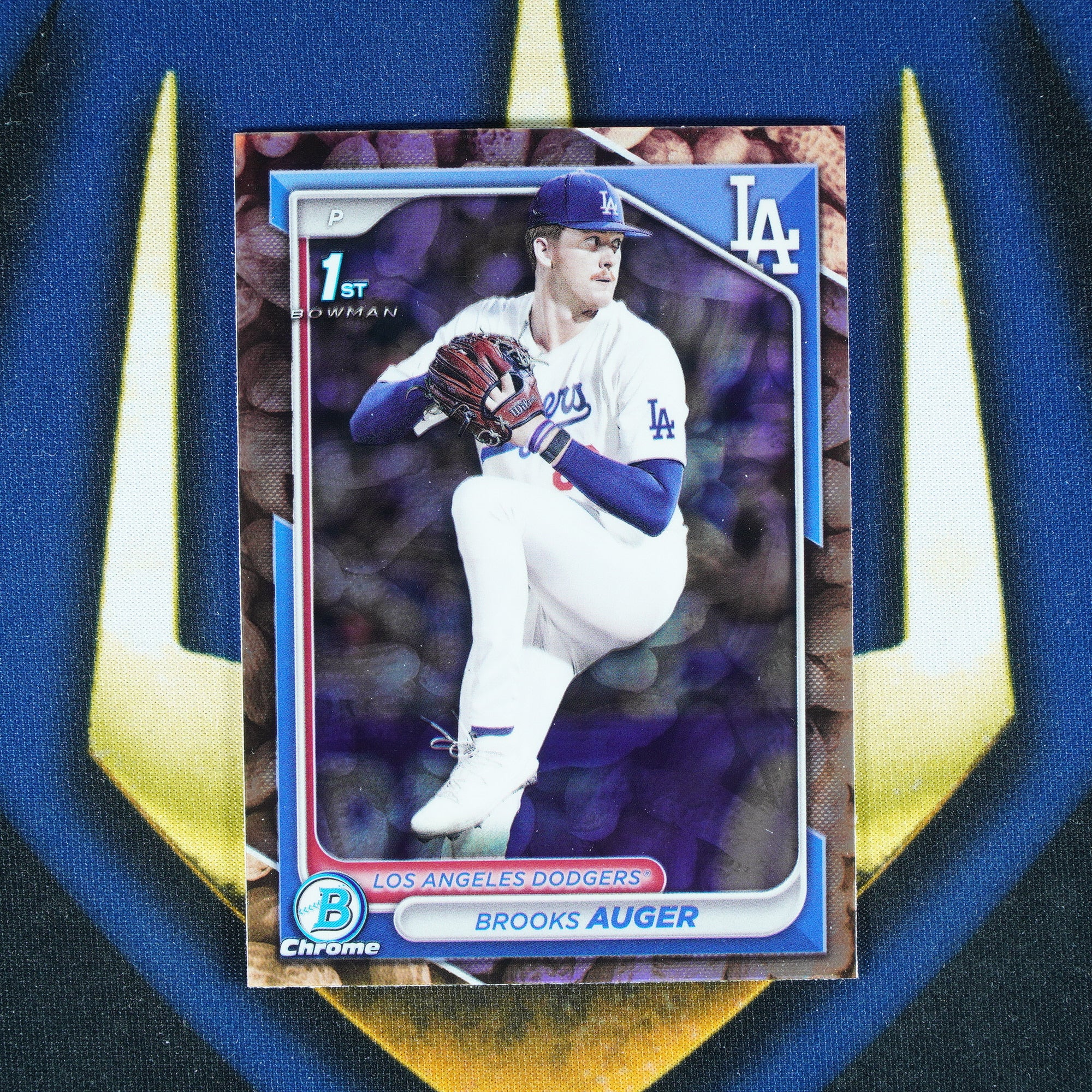 Brooks Auger 2024 Topps Bowman Draft Chrome 1st Snack Pack SSP