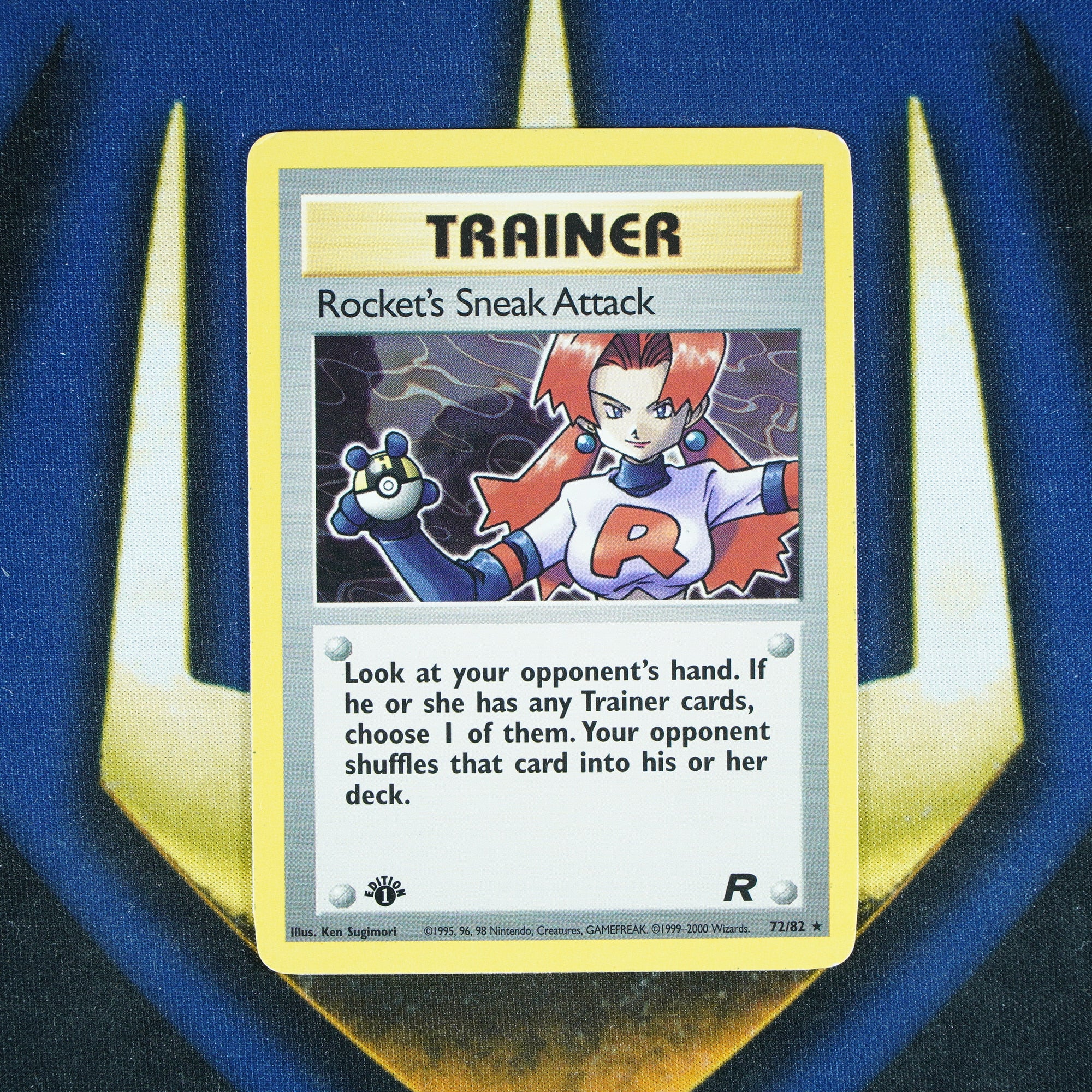 Rocket's Sneak Attack Team Rocket 1st Edition Rare 72/82
