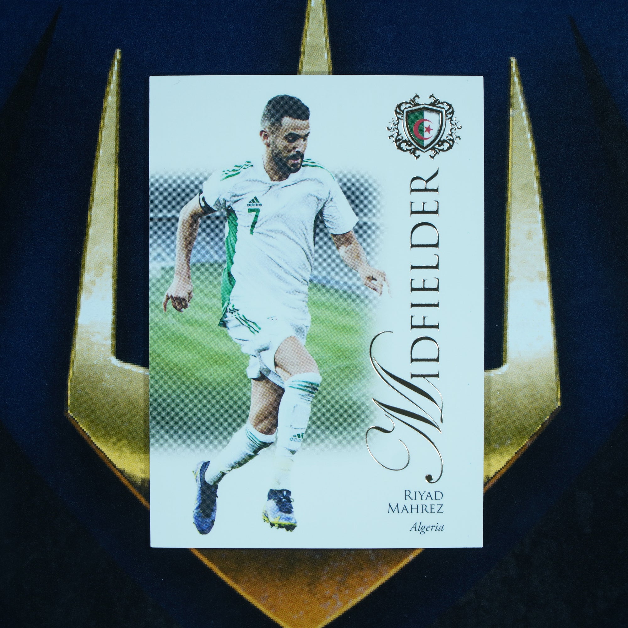 Riyad Mahrez 2023-24 Futera Unique Base #47 Algeria