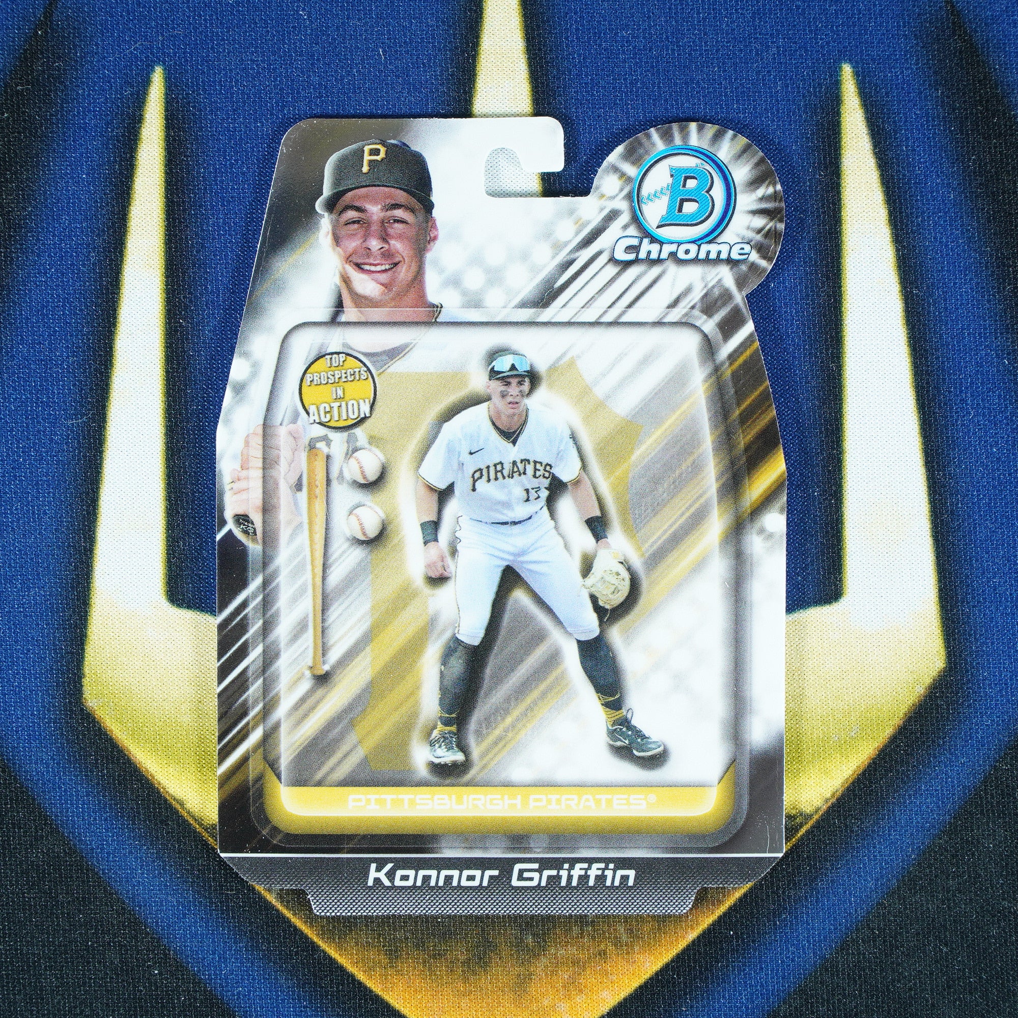 Konnor Griffin 2024 Topps Bowman Draft Prospect In Action Die-Cut