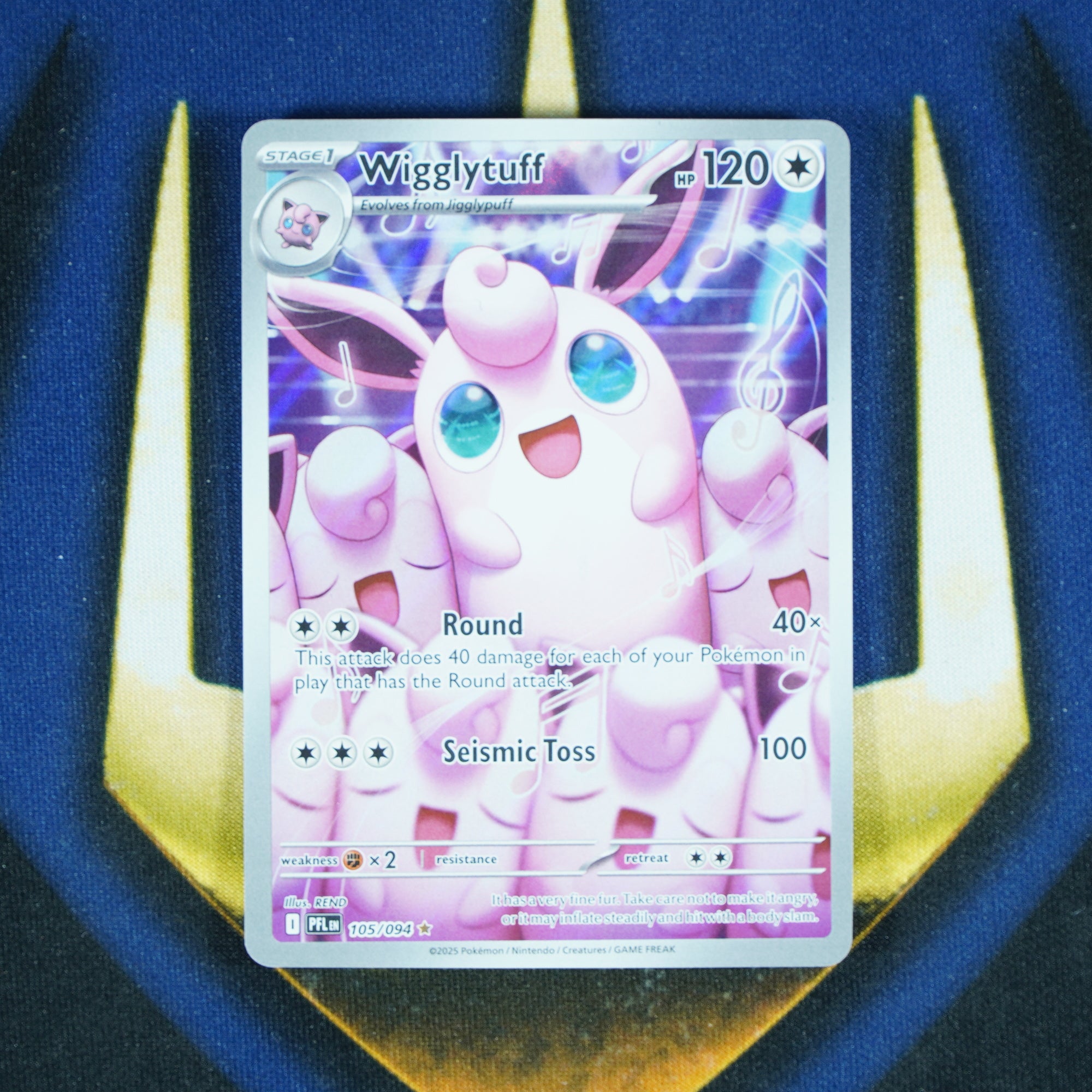 Wigglytuff Phantasmal Flames Illustration Rare 105/094