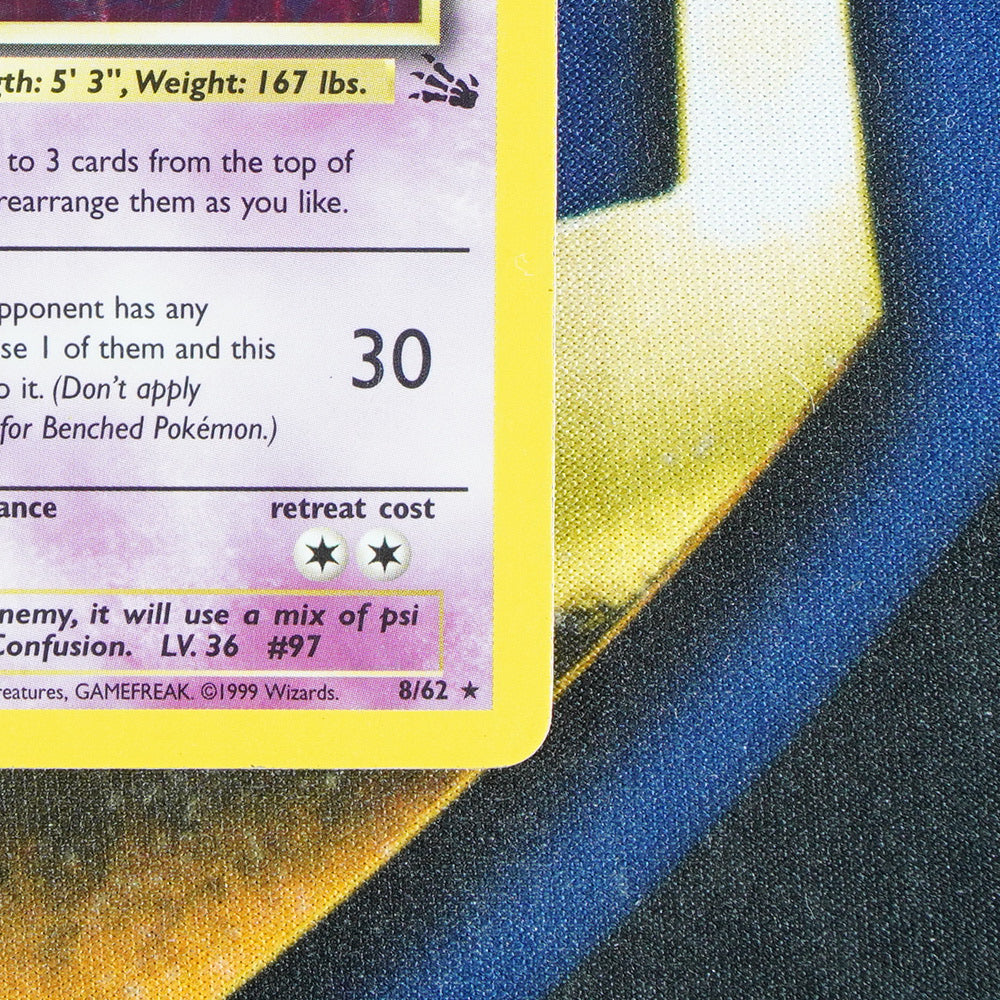 Hypno FOSSIL Holo Rare 8/62 [MP]