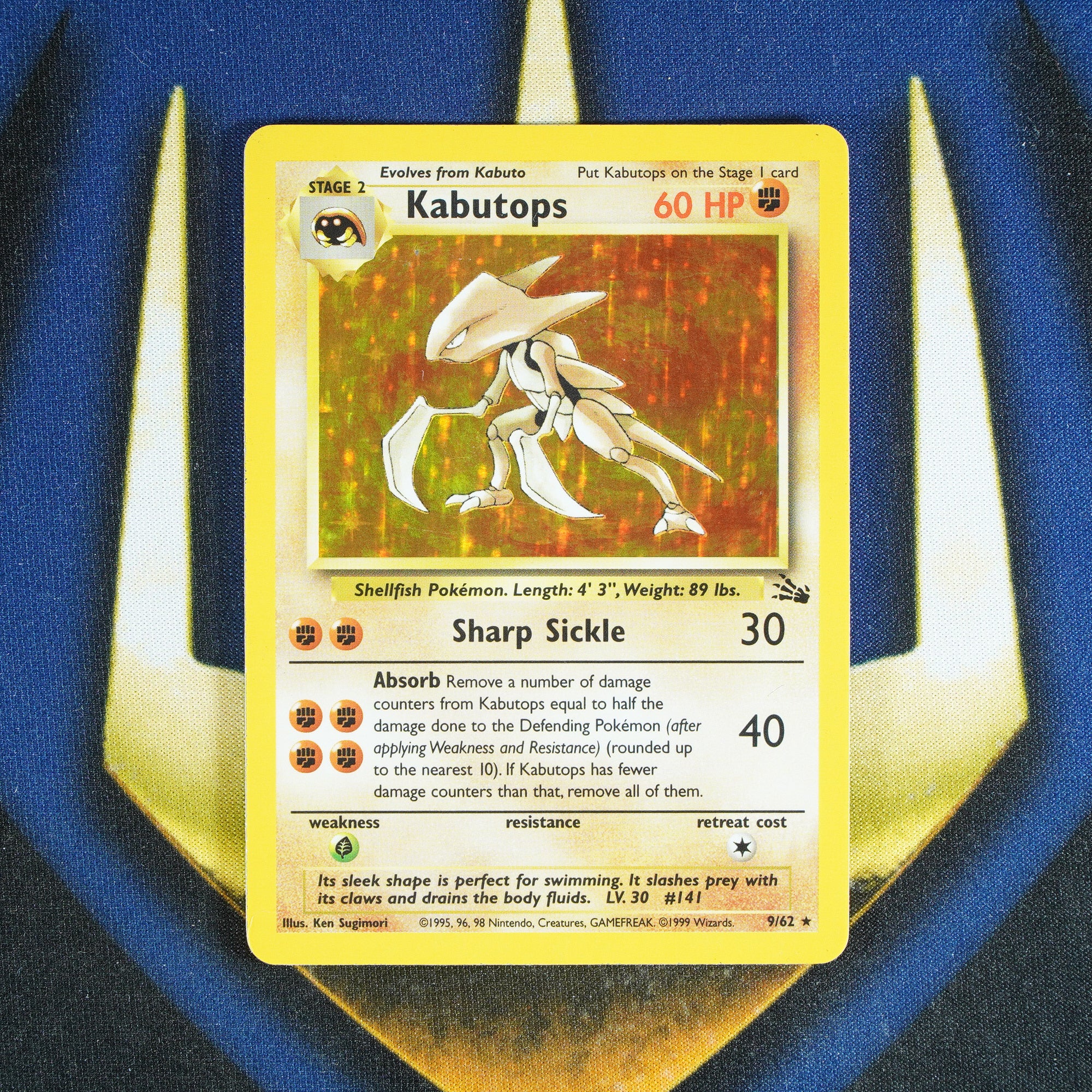 Kabutops FOSSIL Holo Rare 9/62 [LP]