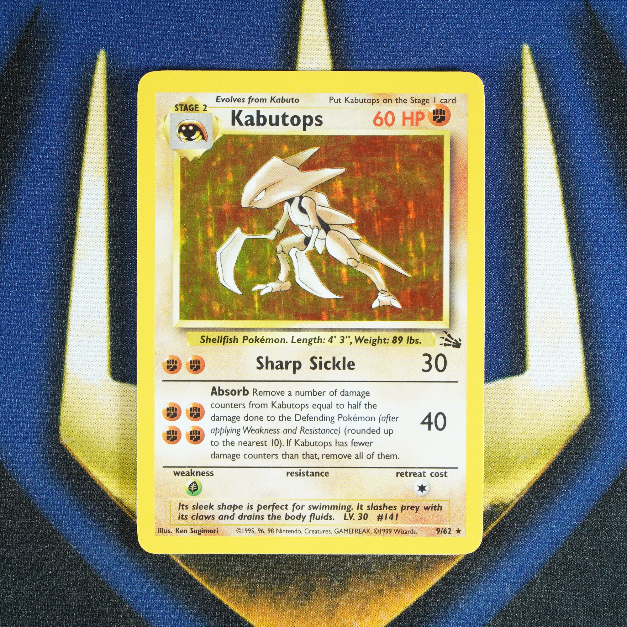 Kabutops FOSSIL Holo Rare 9/62 [LP]