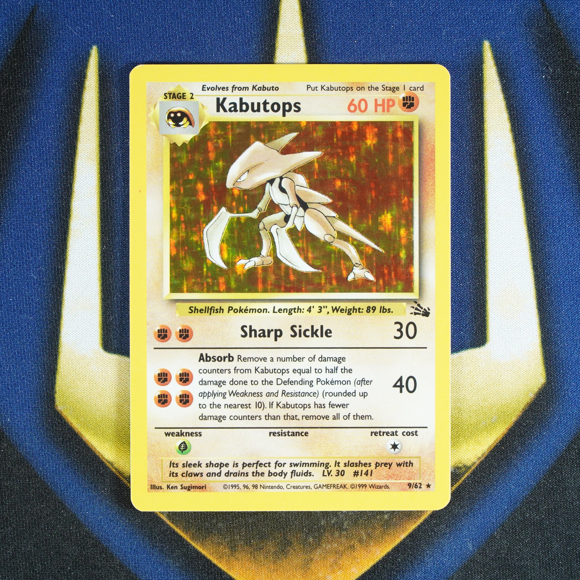 Kabutops FOSSIL Holo Rare 9/62 [LP]