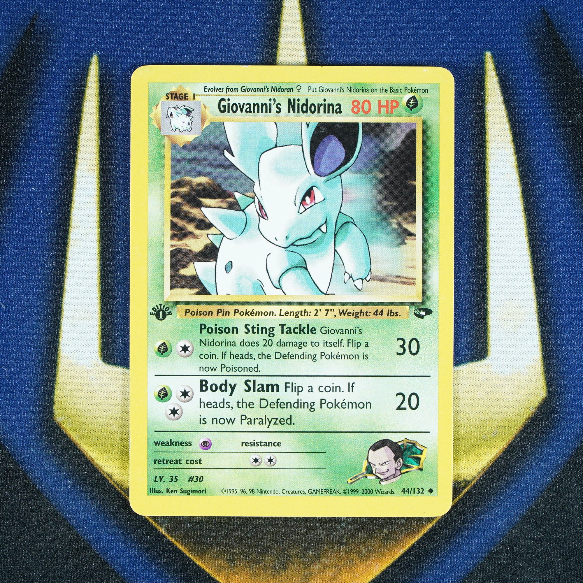 Giovanni's Nidorina Gym Challenge 1st Edition Uncommon 44/132