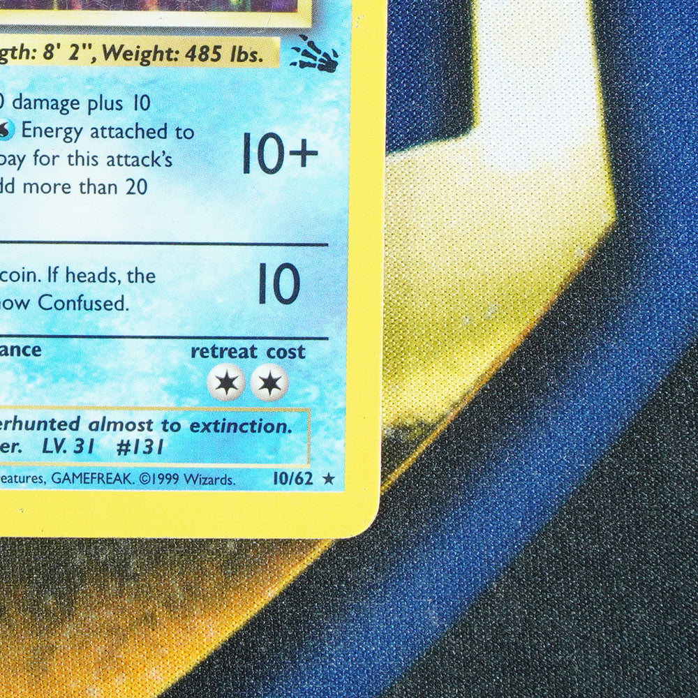 Lapras FOSSIL Holo Rare 10/62 [MP]