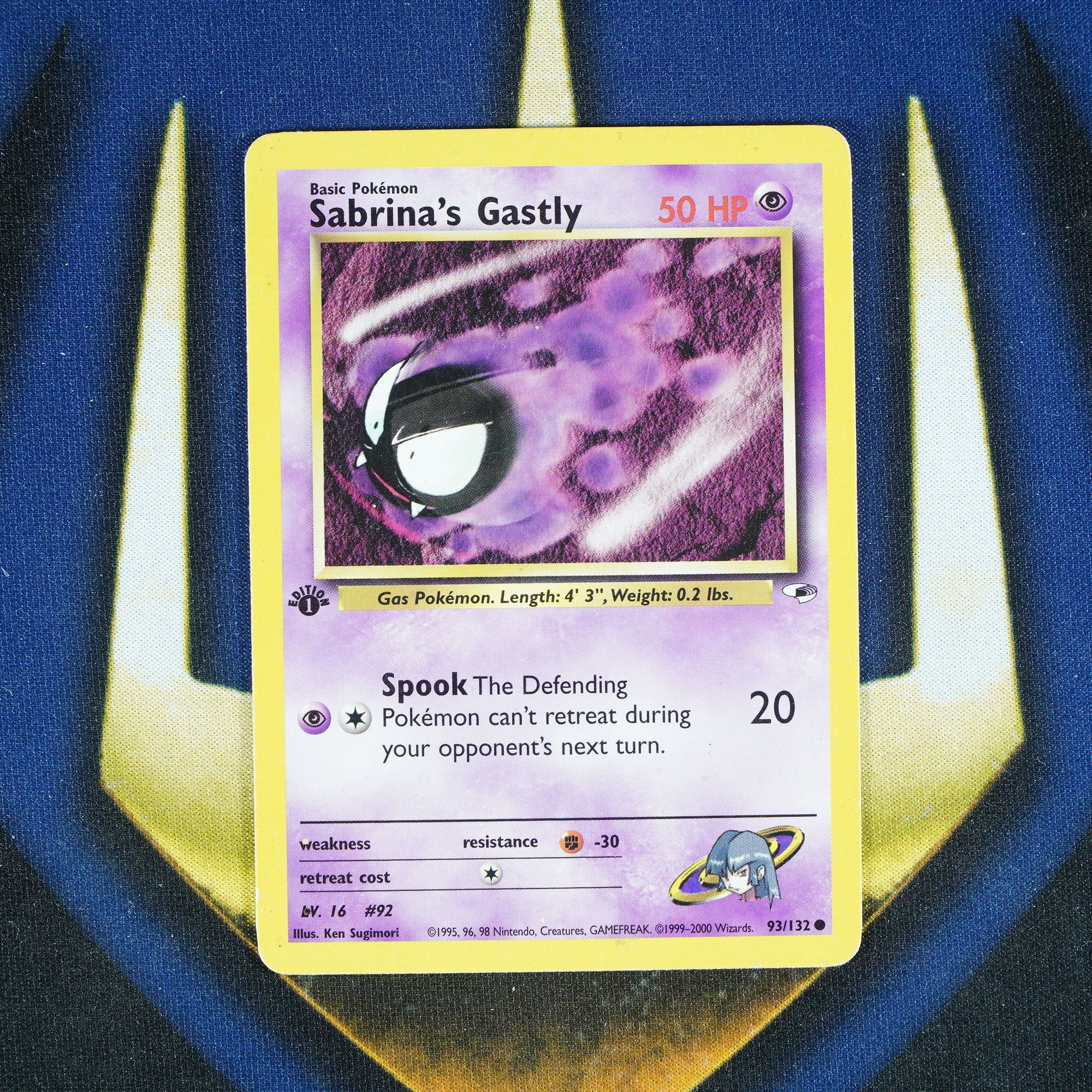 Sabrina's Gastly Gym Heroes 1st Edition Common 93/132