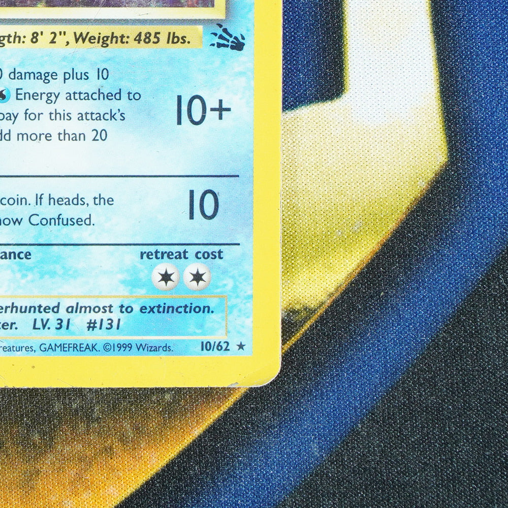 Lapras FOSSIL Holo Rare 10/62 [HP]