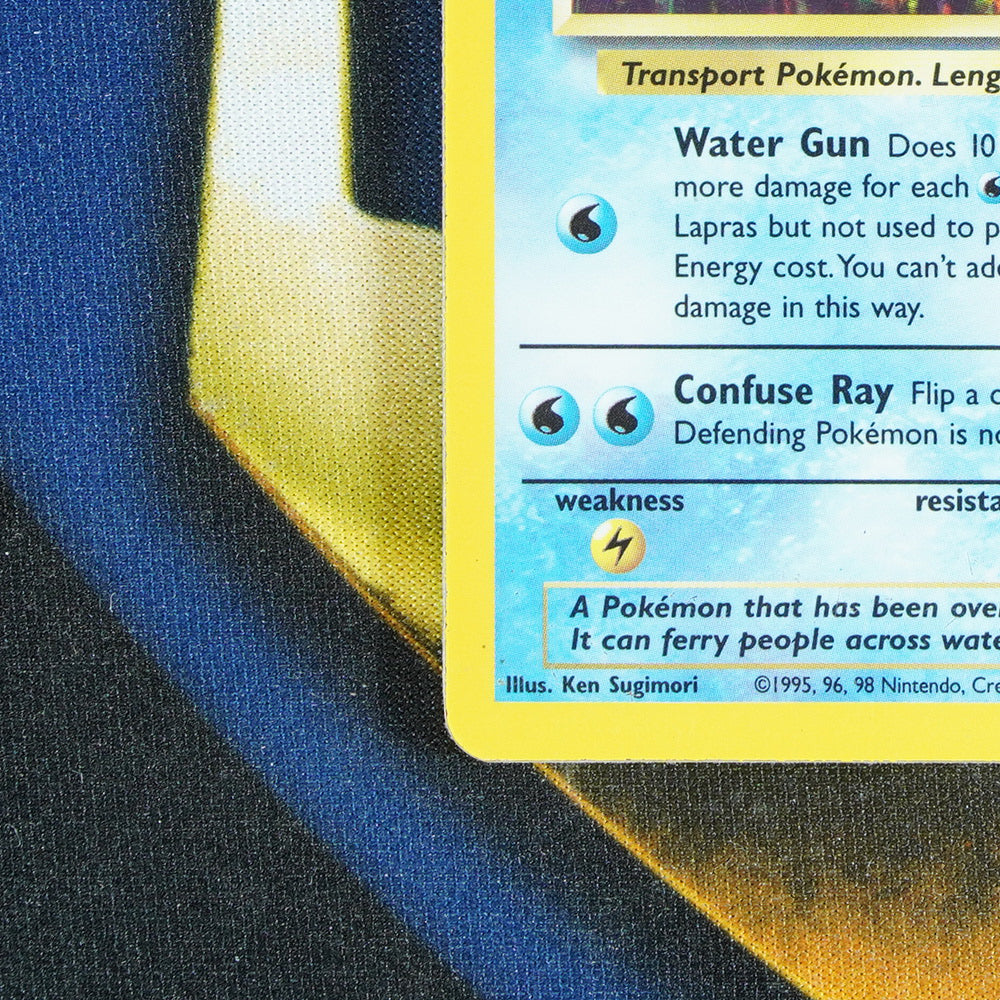 Lapras FOSSIL Holo Rare 10/62 [MP]