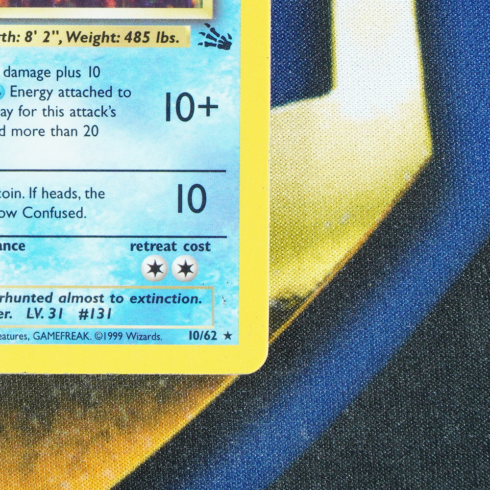 Lapras FOSSIL Holo Rare 10/62 [MP]